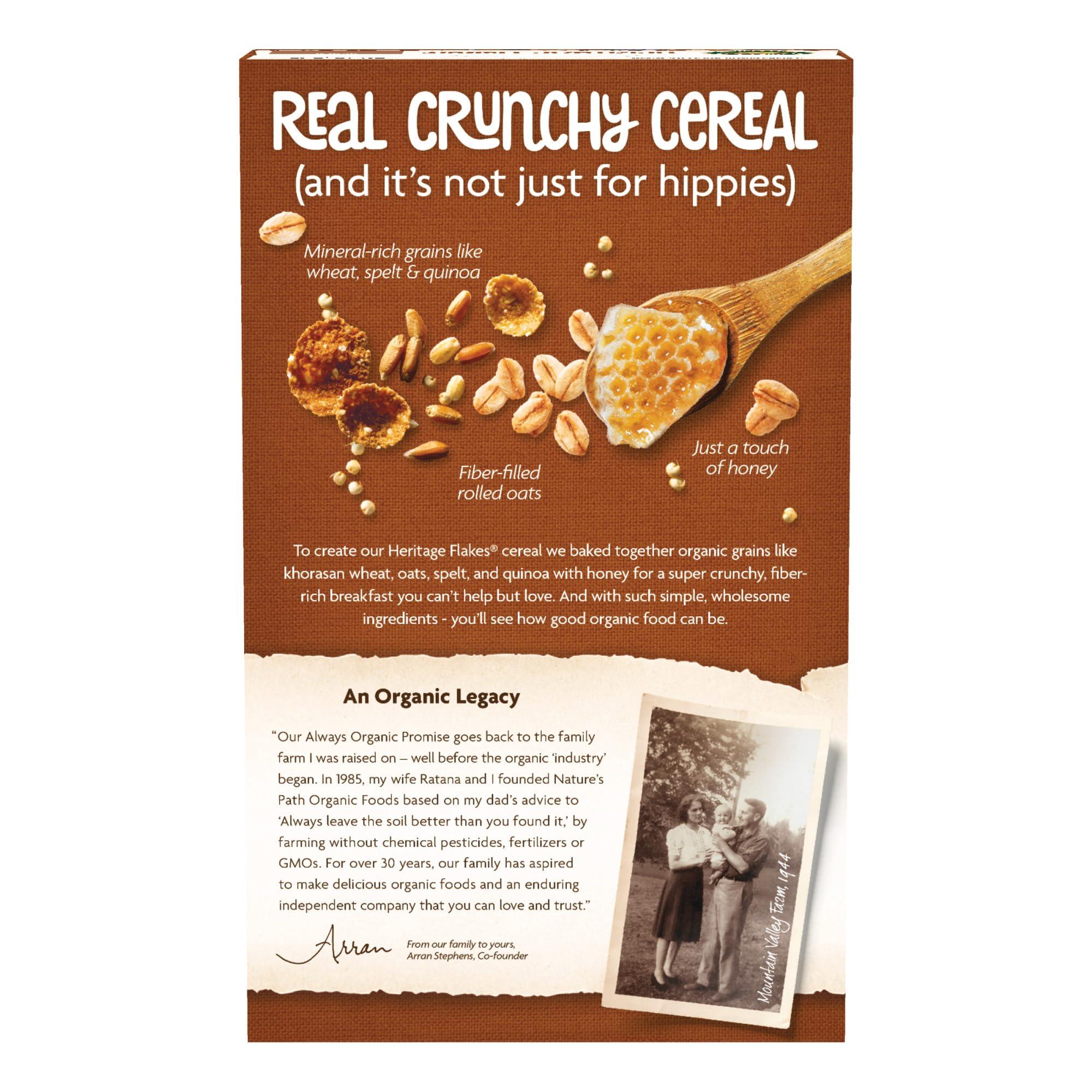 Nature's Path Organic Heritage Flakes® Cereal, 13.25 oz (Pack of 1), Non-GMO - Image 4