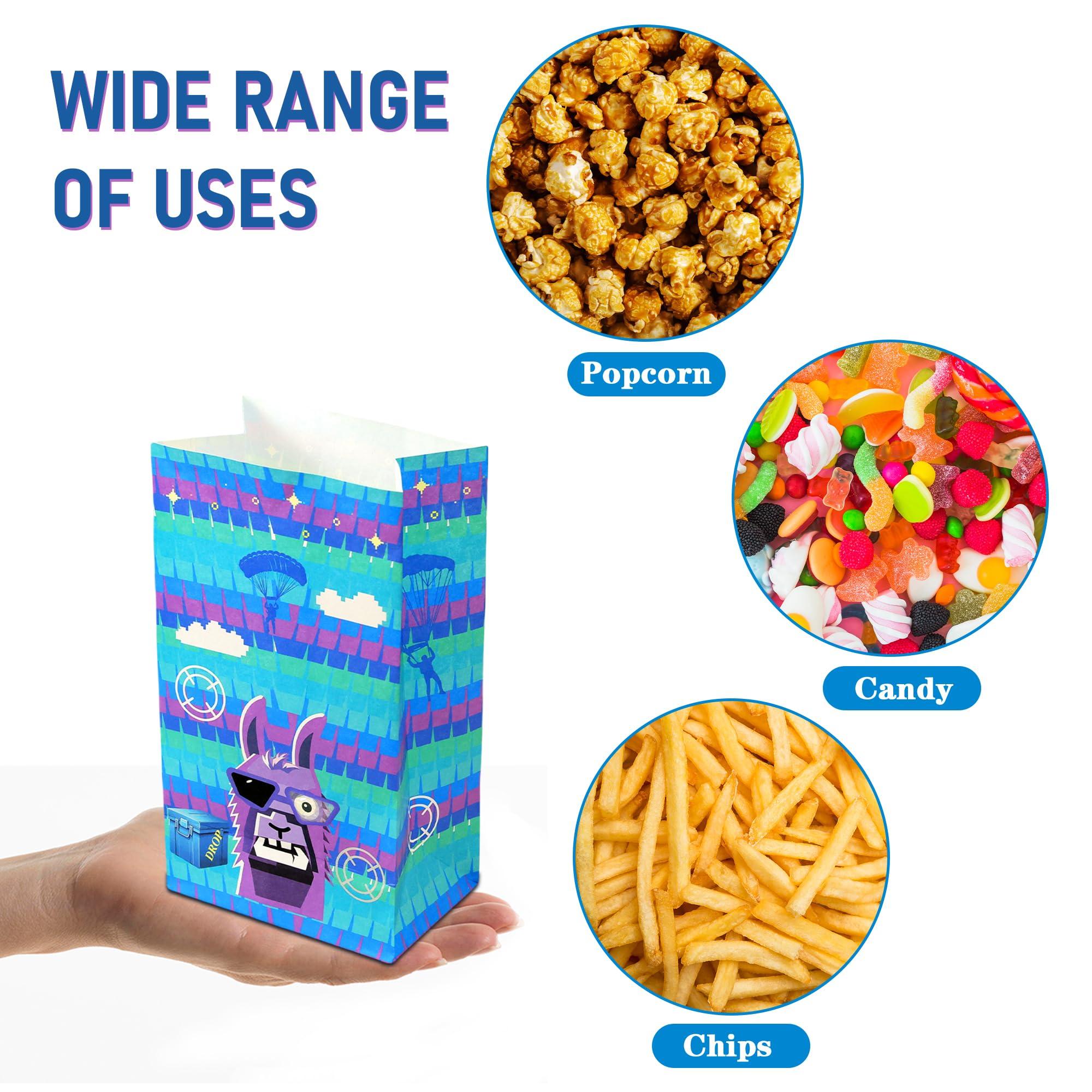 Haxpacal Video Game Party Gift Bags 32pcs Llama Themed Birthday Treat Bags for Video Game Llama Party Paper Bag Candy Snack Box Supplies, 8.6x4.7x3.2 in - Image 6