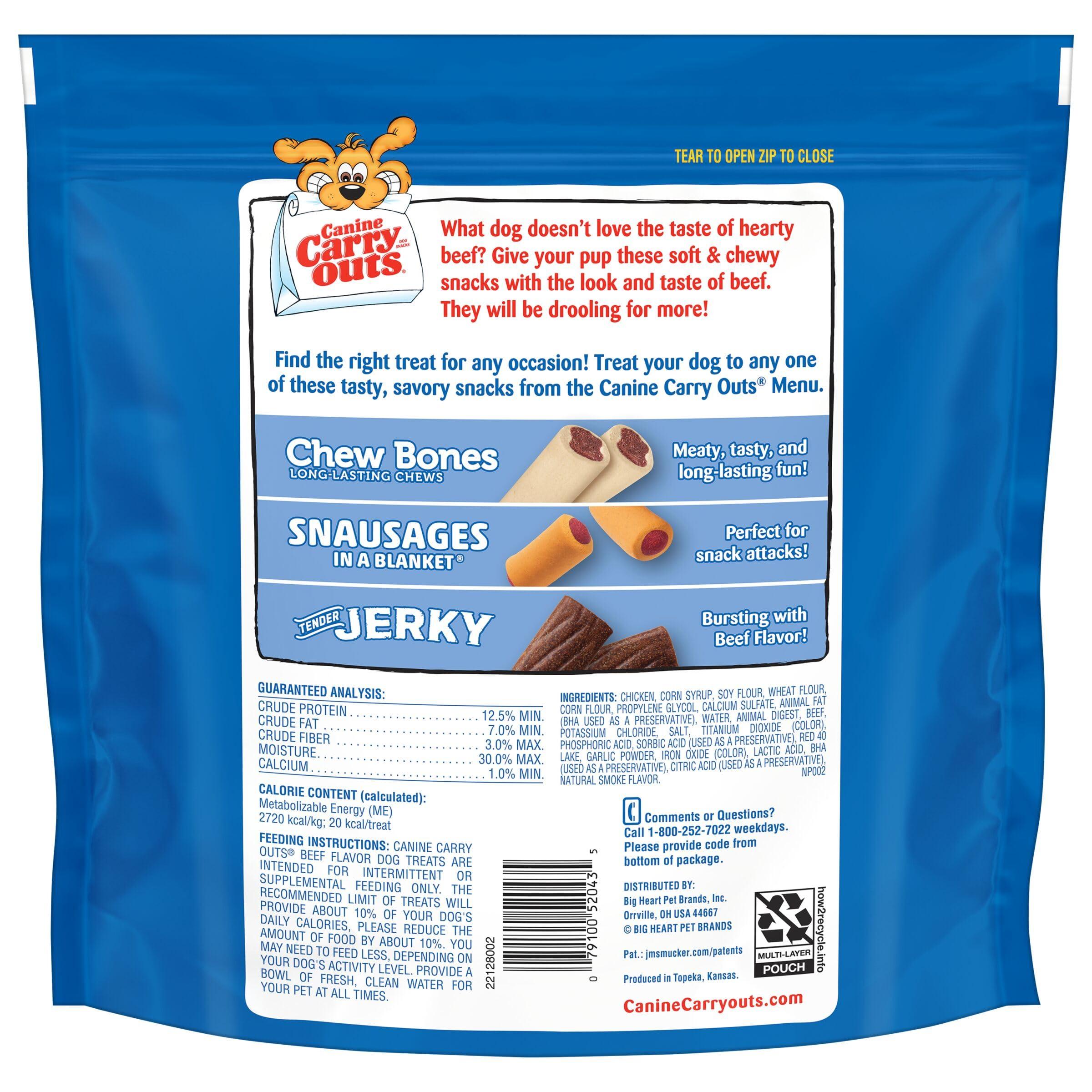 Canine Carry Outs Dog Treats, Beef Flavor, 47 Ounce - Image 3