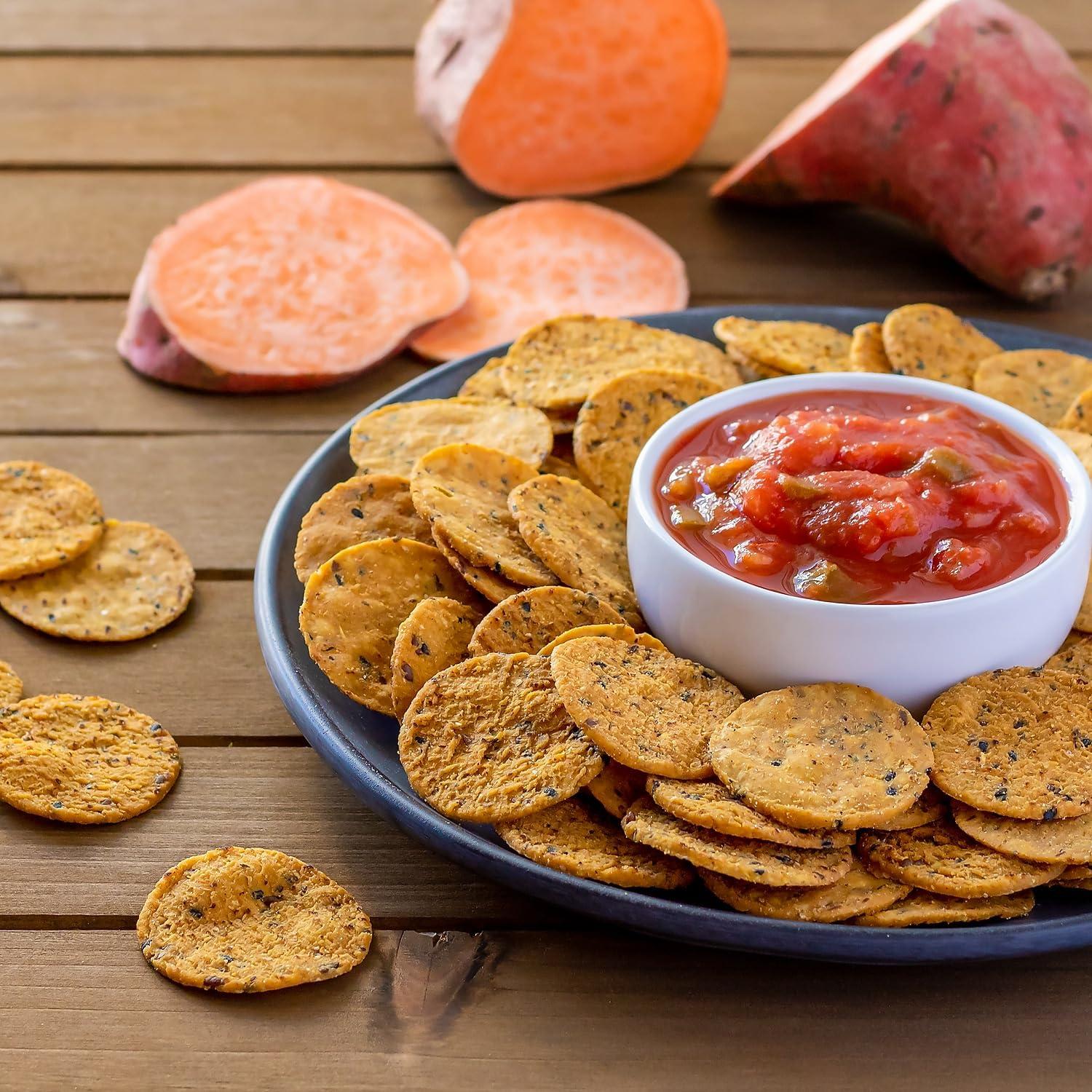 RW Garcia Sweet Potato 3 Seeds Crackers Net Wt 30 Ounce (2 X 15oz Bags), 30 Ounce ,, 1.87 Pound () - Image 3