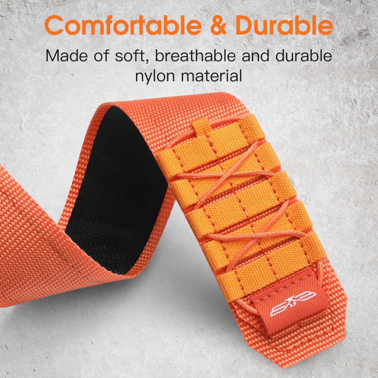 Bandletic Nylon Strap + Magnetic Silicone Watch Band Compatible with Apple Watch Strap Ultra/Ultra 2 49mm 46mm 45mm 44mm 42mm for iWatch Series SE/Ultra/Ultra 2/Series 9 8 7 6 5 4 3 2 1 - Image 4