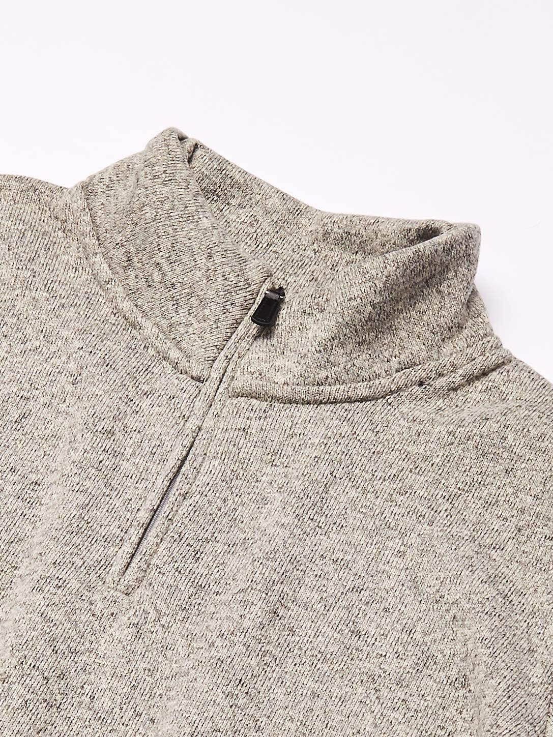 Wrangler Authentics Men's Long Sleeve Fleece Quarter-Zip Sweater - Image 8