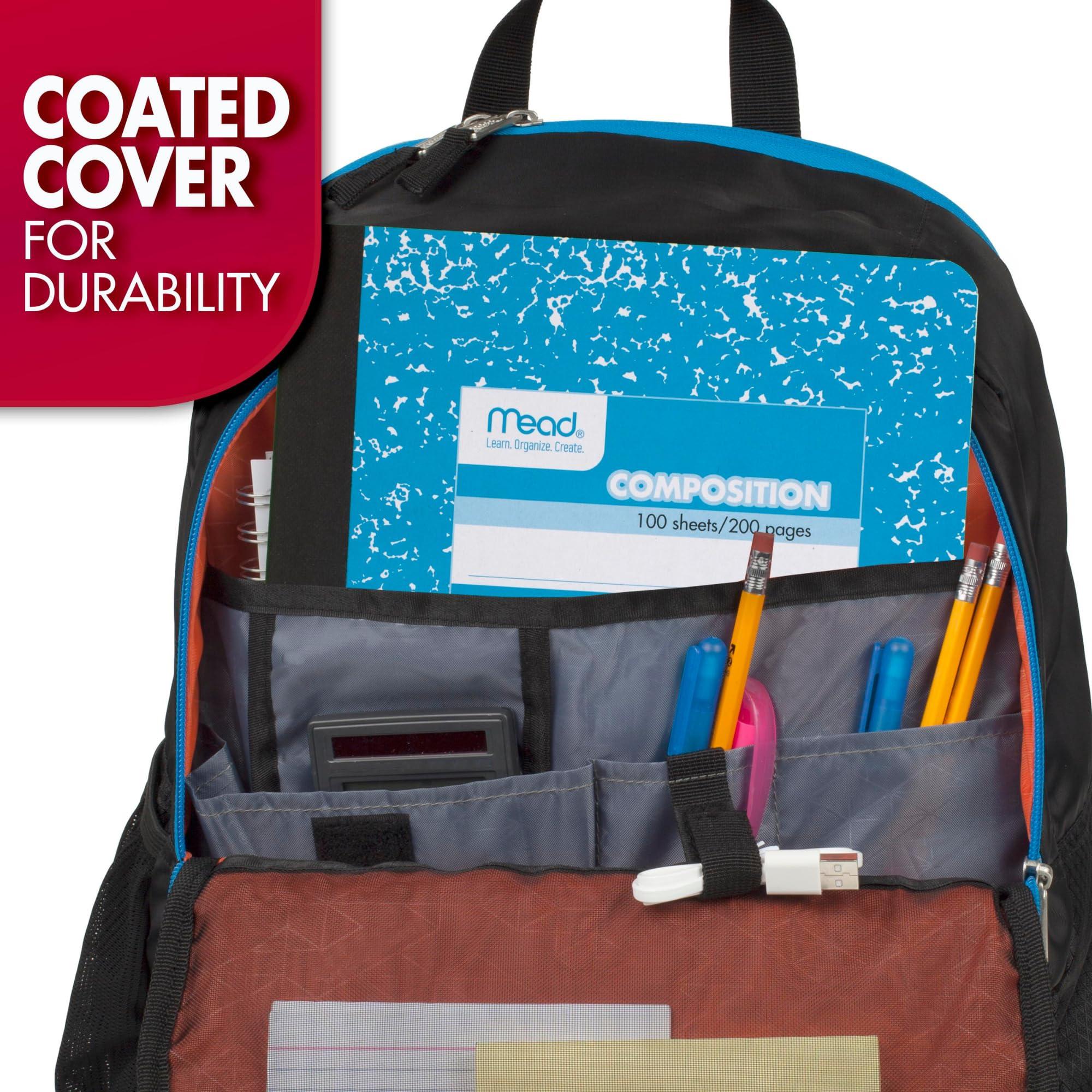 Mead Composition, Wide Ruled Comp Book, Writing Journal Notebook with Lined Paper, Home School Supplies for College Students & K-12, 9-3/4" x 7-1/2", 100 Sheets, Black Marble (09910) - Image 8