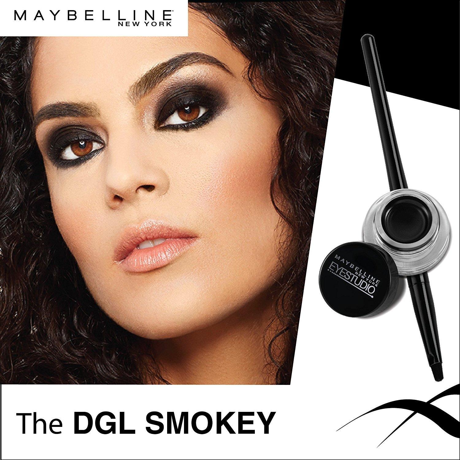 Maybelline New York Makeup Eyestudio Lasting Drama Gel Eye Liner, Blackest Black, Waterproof, 0.106 Ounce,Pack of 1 - Image 10