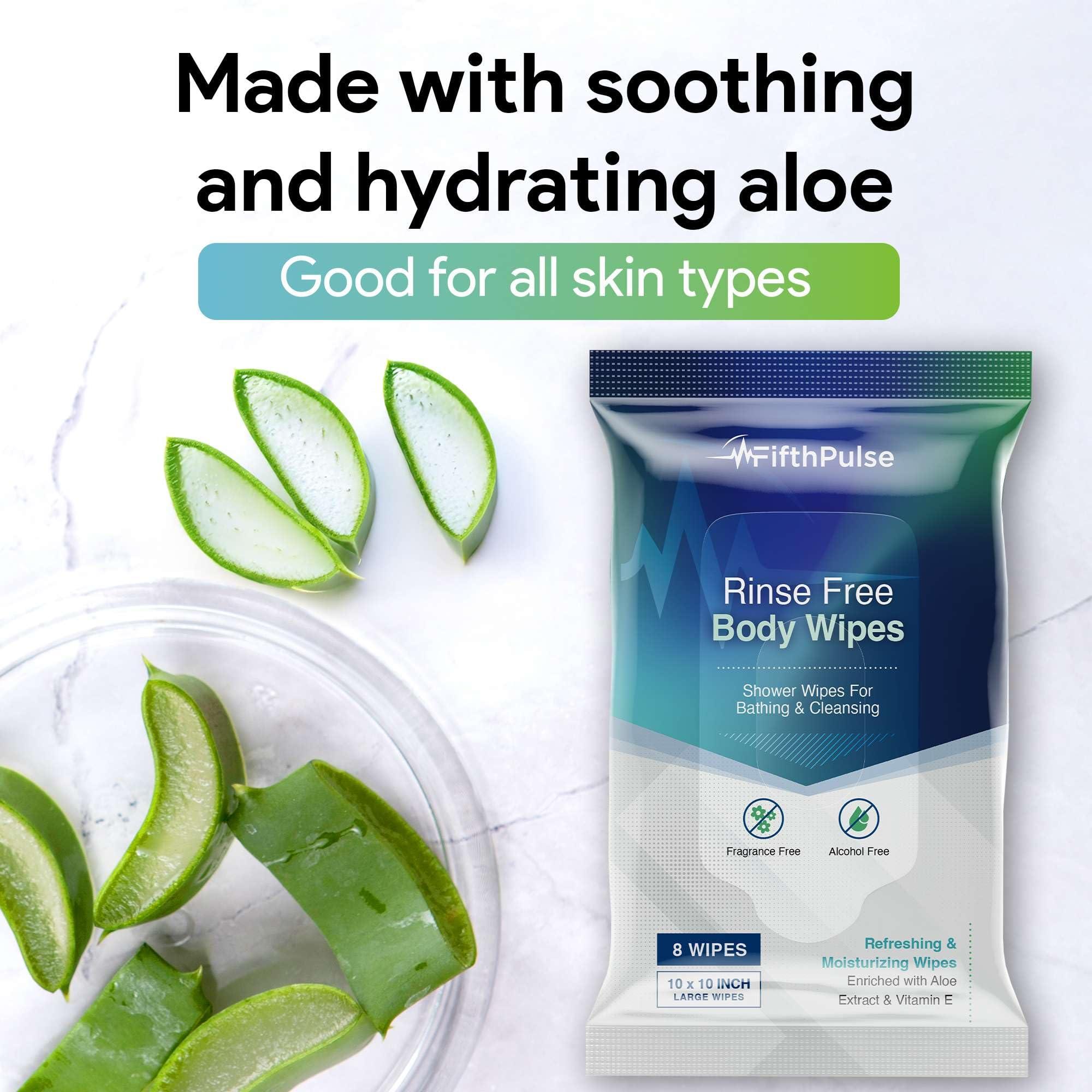 XL Adult Body Wipes for Women and Men - 1 Pack of 8 Travel Cleansing Wipes - 10x10 Large for Camping, Gym, Travel, and More - Image 4