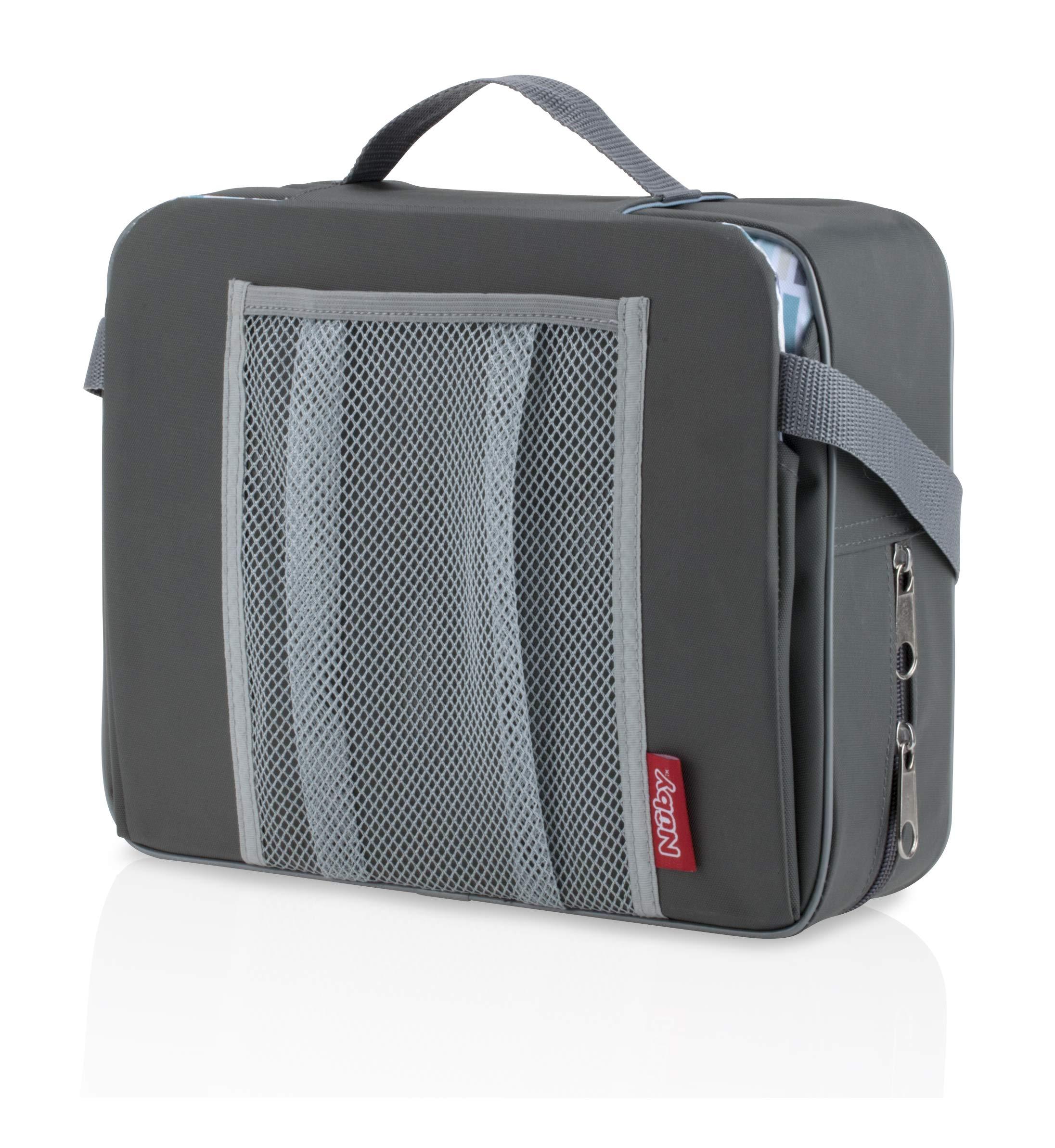 Nuby Easy Go Booster Seat - Travel Booster Seat for Babies and Toddlers - Holds Up to 35 Pounds - 9+ Months - Gray - Image 9
