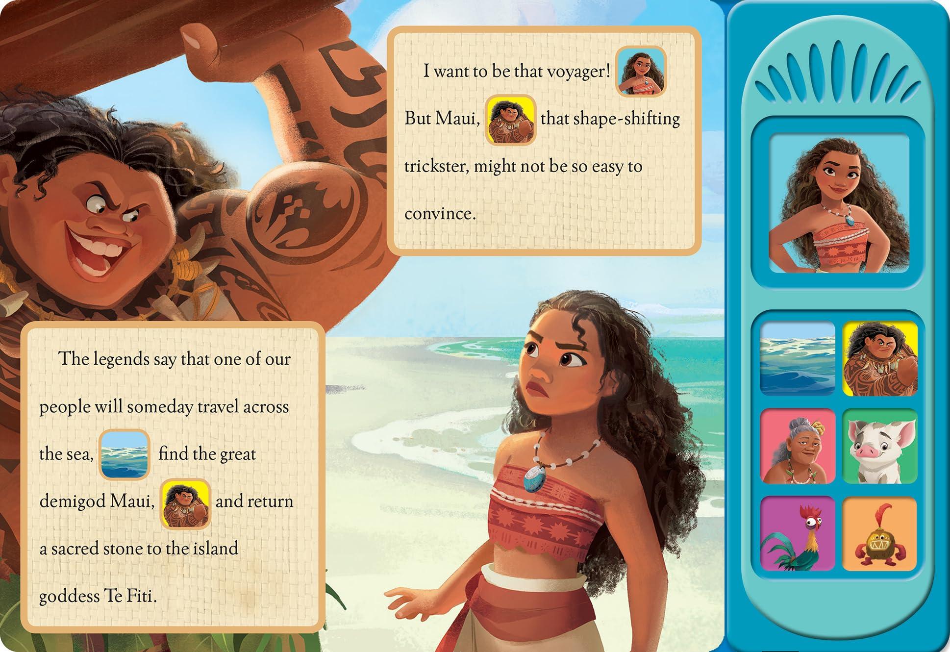 Disney Moana - I Am Moana Little Sound Book - PI Kids (Disney Moana: Play-A-Sound) (Play-A-Song) - Image 4