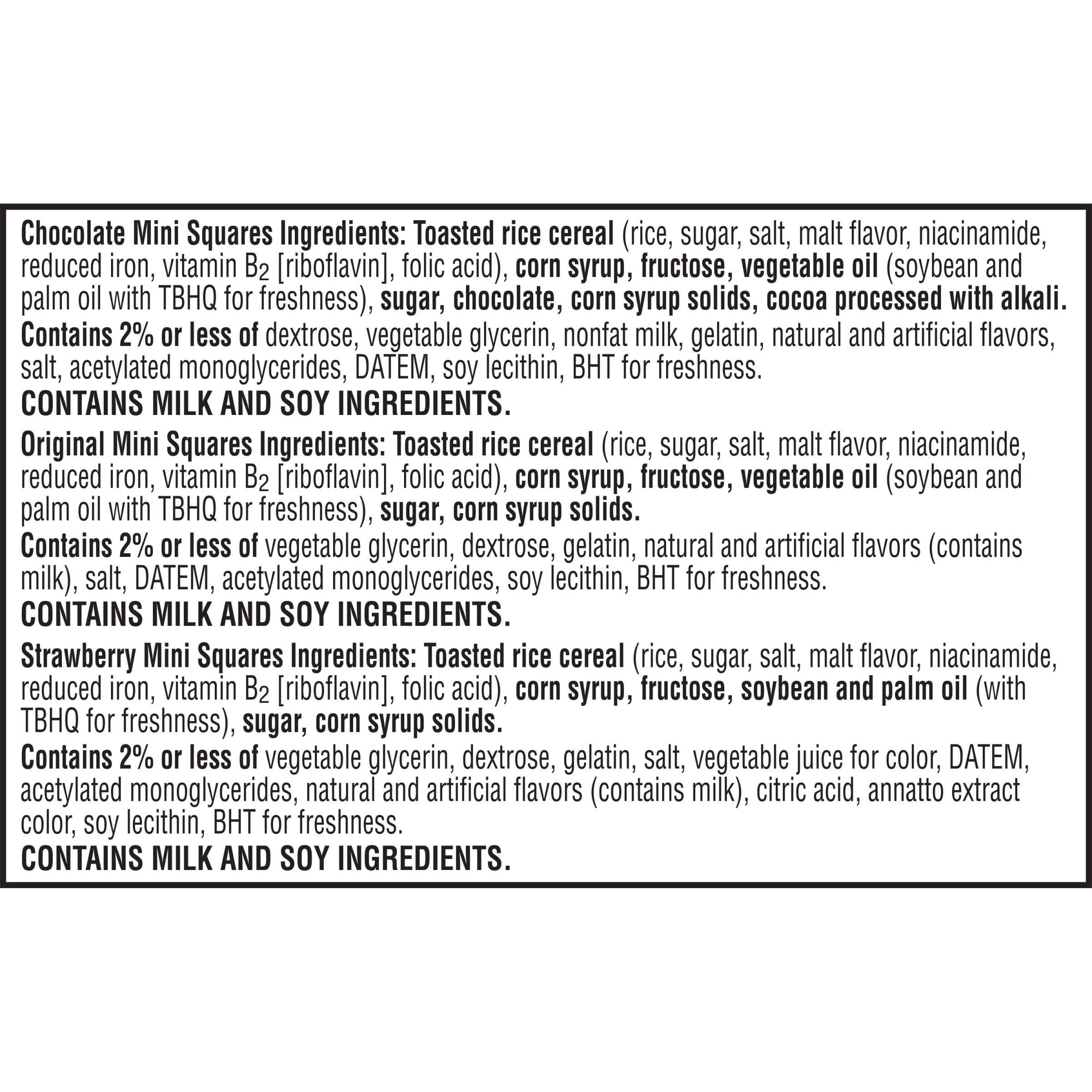 Rice Krispies Treats Mini Marshmallow Snack Bars, Kids Snacks, Variety Pack, 24.8oz Box (64 Bars) - Image 11