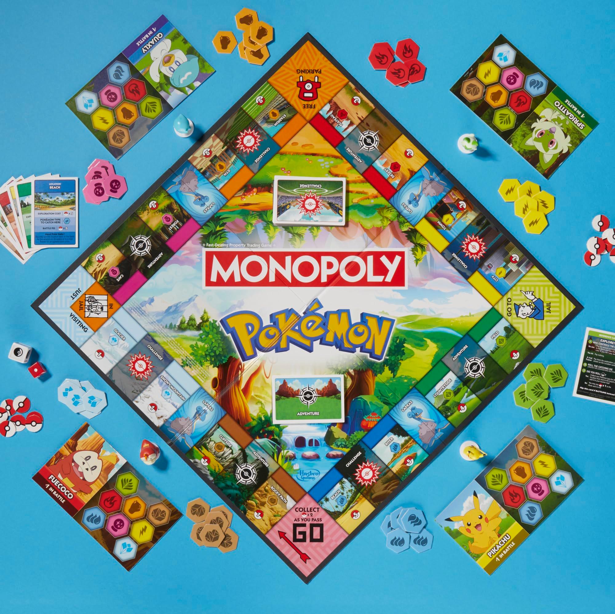 Monopoly Pokémon Edition Board Game | Ages 8 and Up | 2 to 4 Players | Kids Games for Pokémon Fans | Fun Family Games| 45 Mins. Avg. - Image 4
