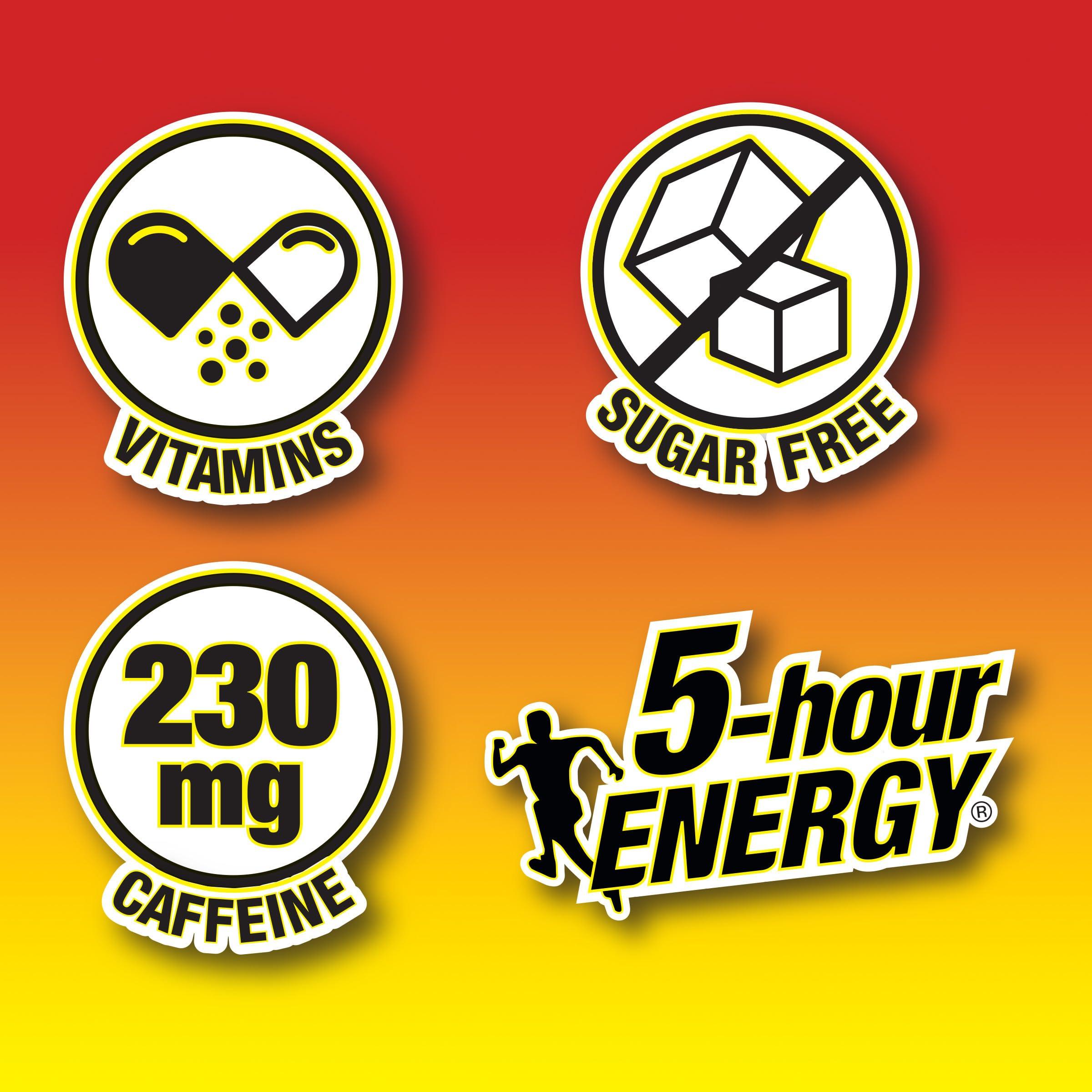 5-hour ENERGY Extra Strength Energy Shot, Hawaiian Breeze Flavor (1.93 oz. - 24 Count) Zero Calories & Sugar-Free 230 mg Caffeinated Energy Shot, Amino Acids & B Vitamins, Dietary Supplements - Image 6