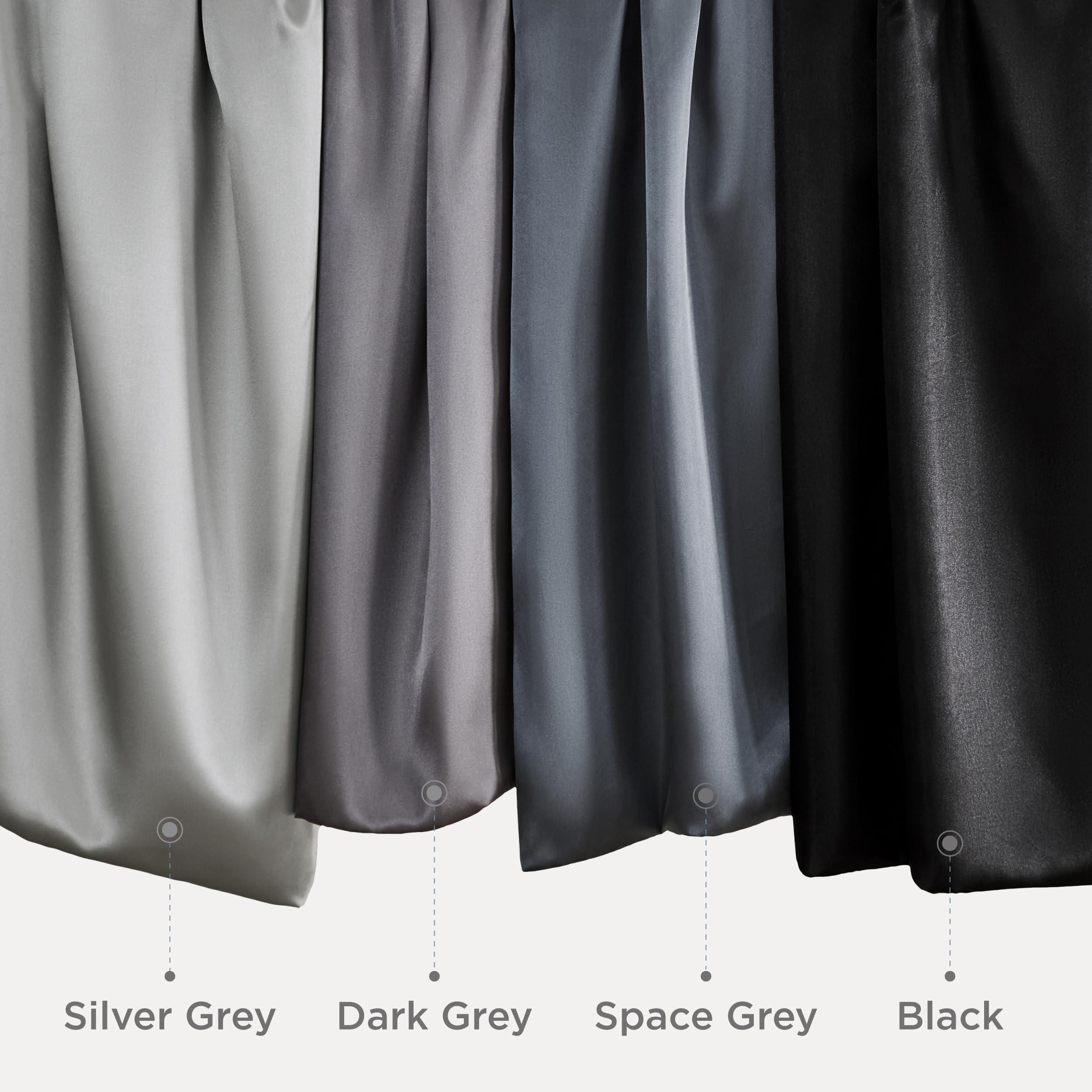 Bedsure Satin Pillowcases, Similar to Silk Pillow Cases Queen Size Set of 2, Cooling Pillow Case for Hot Sleepers with Envelope Closure, Gifts for Women Men, Silver Grey, 20x30 Inches - Image 6