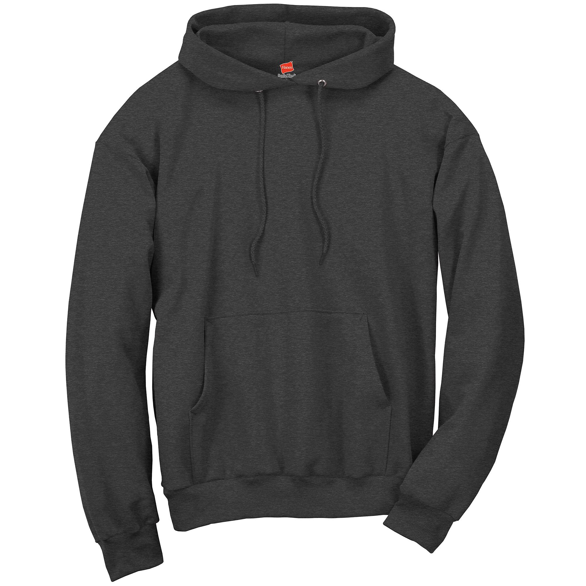 Hanes Men's EcoSmart Fleece Hoodie Sweatshirt - Image 2
