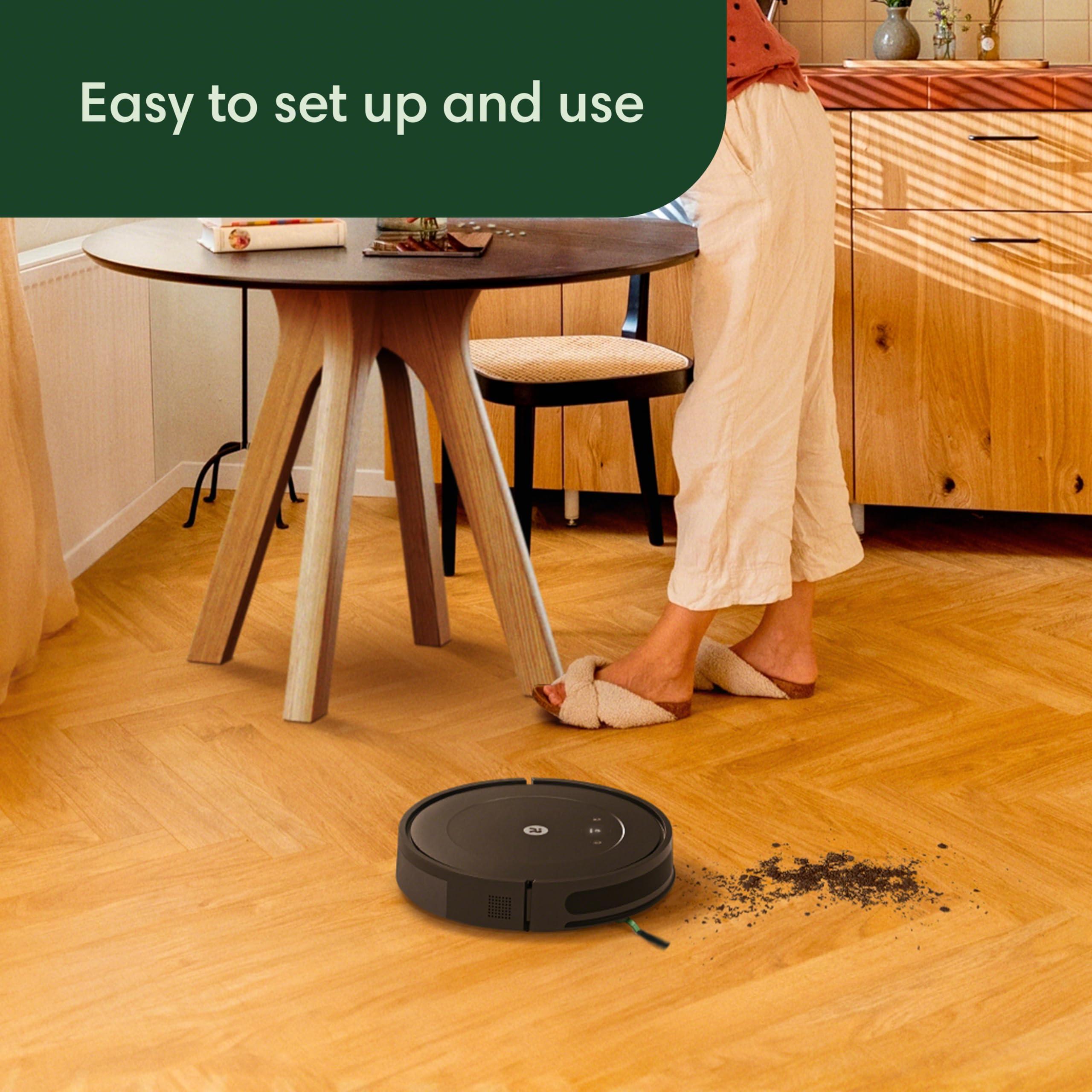 iRobot Roomba Vac Robot Vacuum (Q0120) - Easy to use, Power-Lifting Suction, Multi-Surface Cleaning, Smart Navigation Cleans in Neat Rows, Self-Charging, Alexa - Image 2