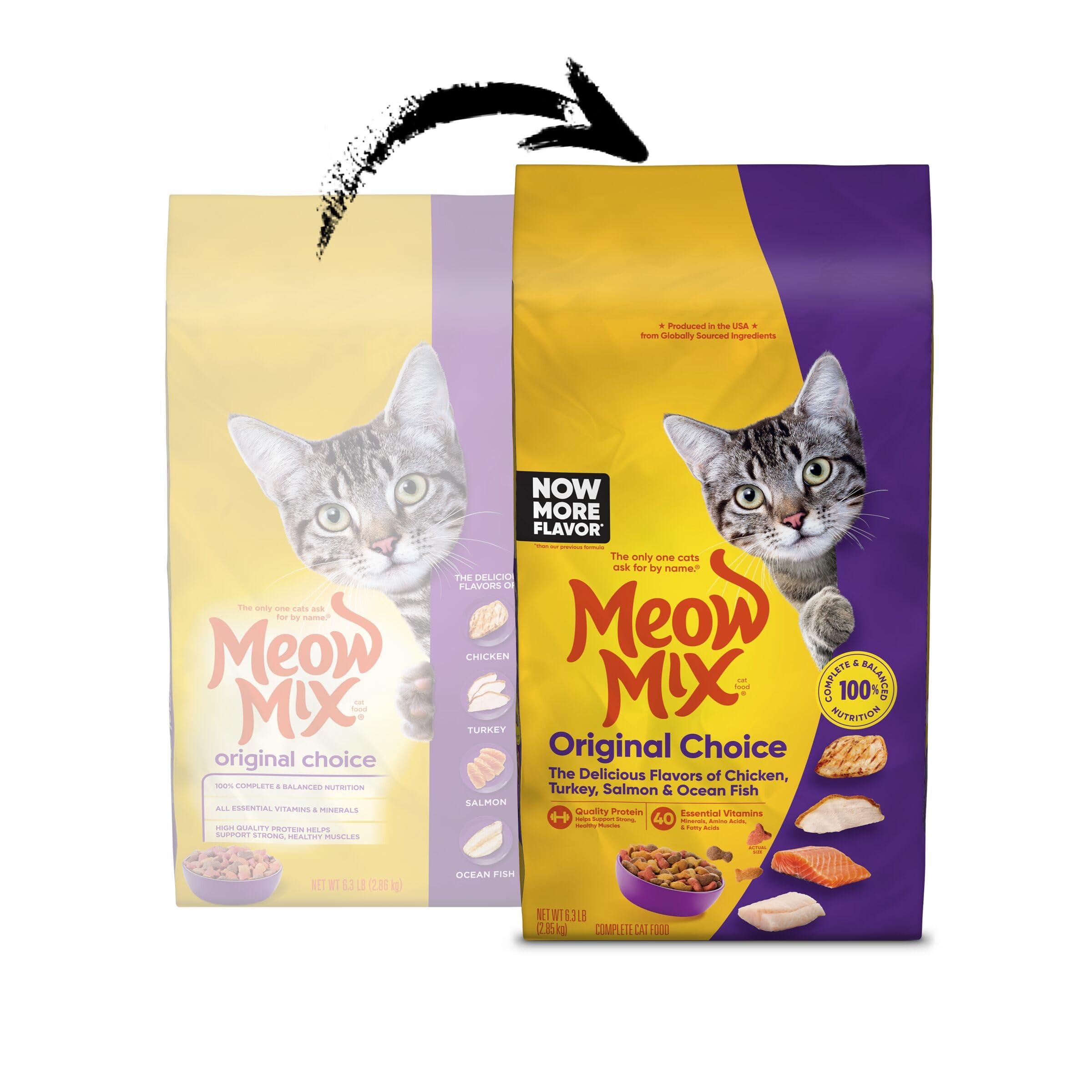 Meow Mix Original Choice Dry Cat Food, 6.3 Pound Bag - Image 4