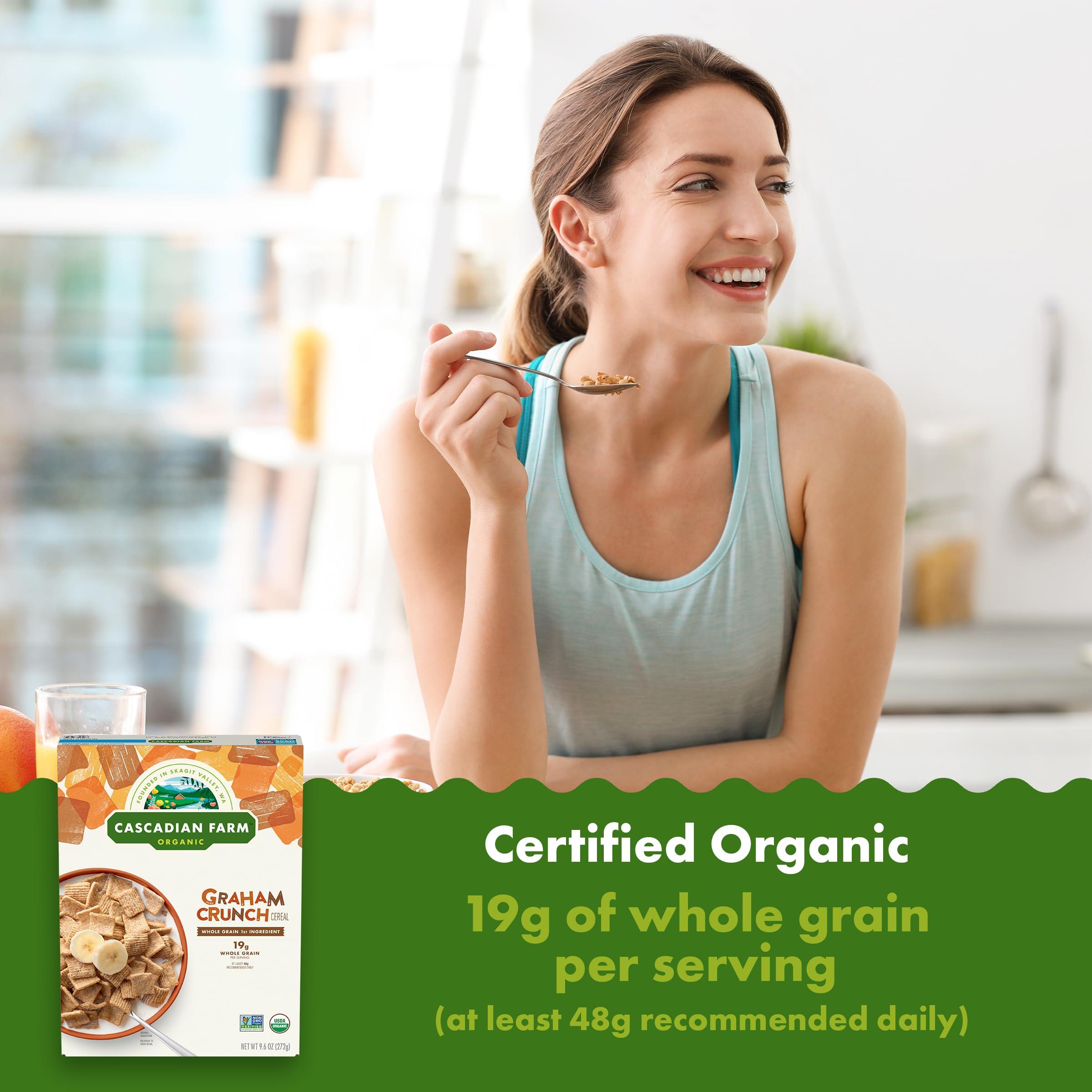 Cascadian Farm Organic Graham Crunch Cereal, 9.6 oz. - Image 3
