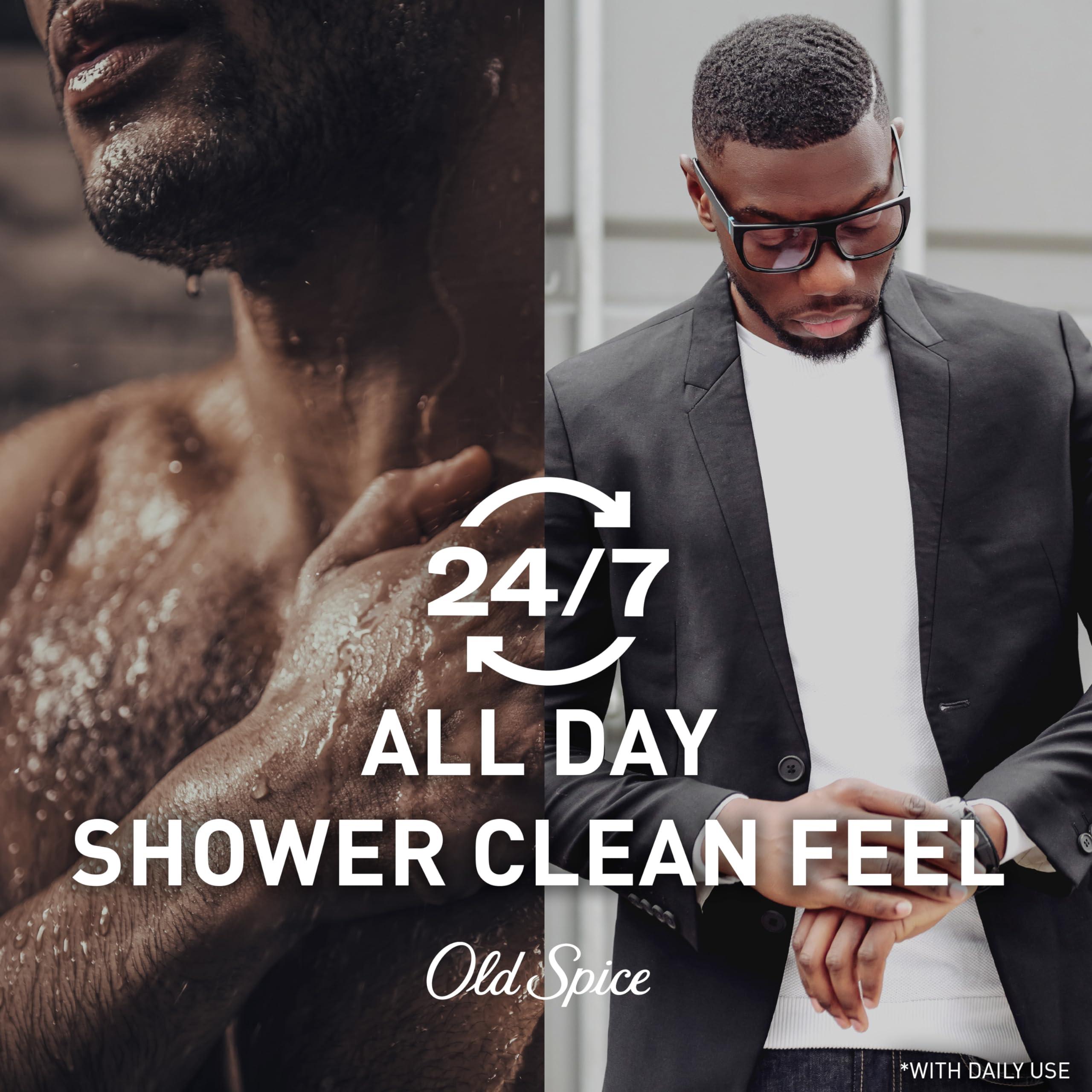 Old Spice Refreshing Body Wash for Men, 3X Defense, 24/7 Shower Fresh with Long Lasting Scent, Red Collection, Swagger with Cedarwood Scent, 33.4 oz (Pack of 4) - Image 3