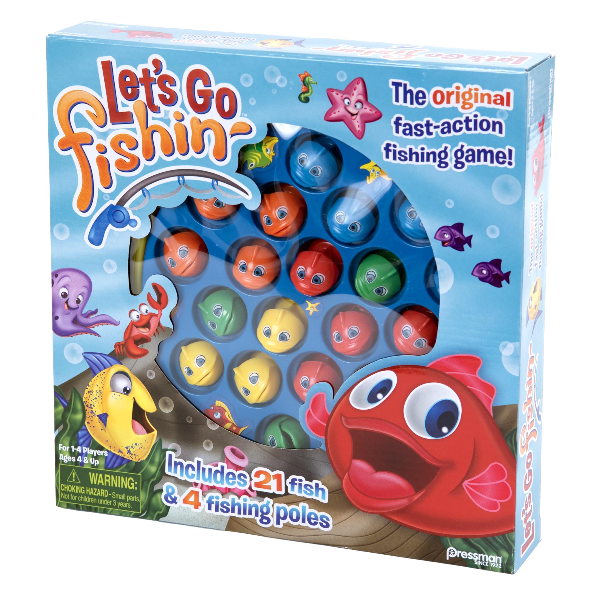 Let's Go Fishin' Game by Pressman - The Original Fast-Action Fishing Game!, 1-4 players - Image 6