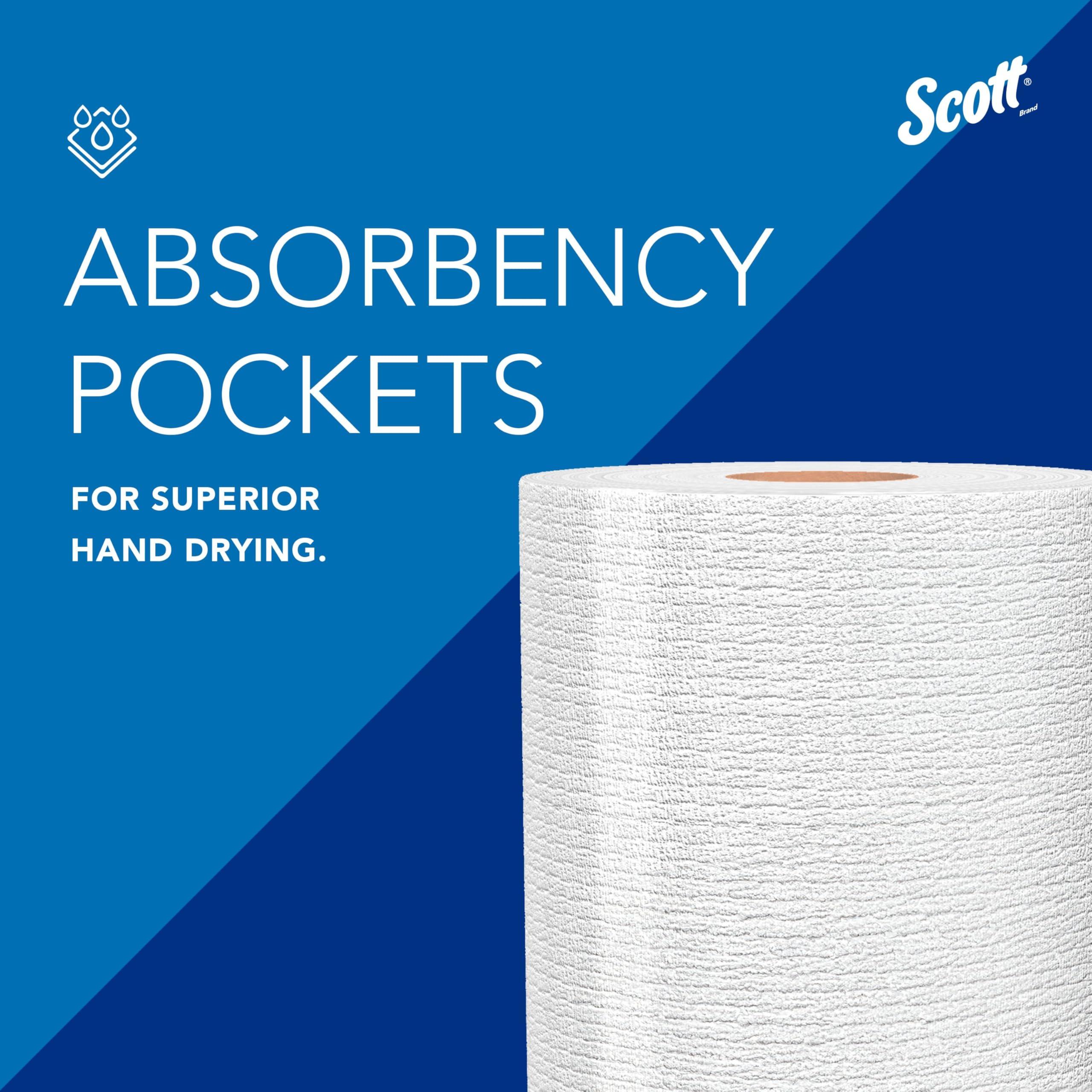 Scott Professional Kitchen Paper Towels, Bulk (41482), Fast-Drying Absorbency Pockets, White, Perforated (128 Sheets/Roll, 20 Rolls/Case, 2,560 Sheet Total) - Image 4