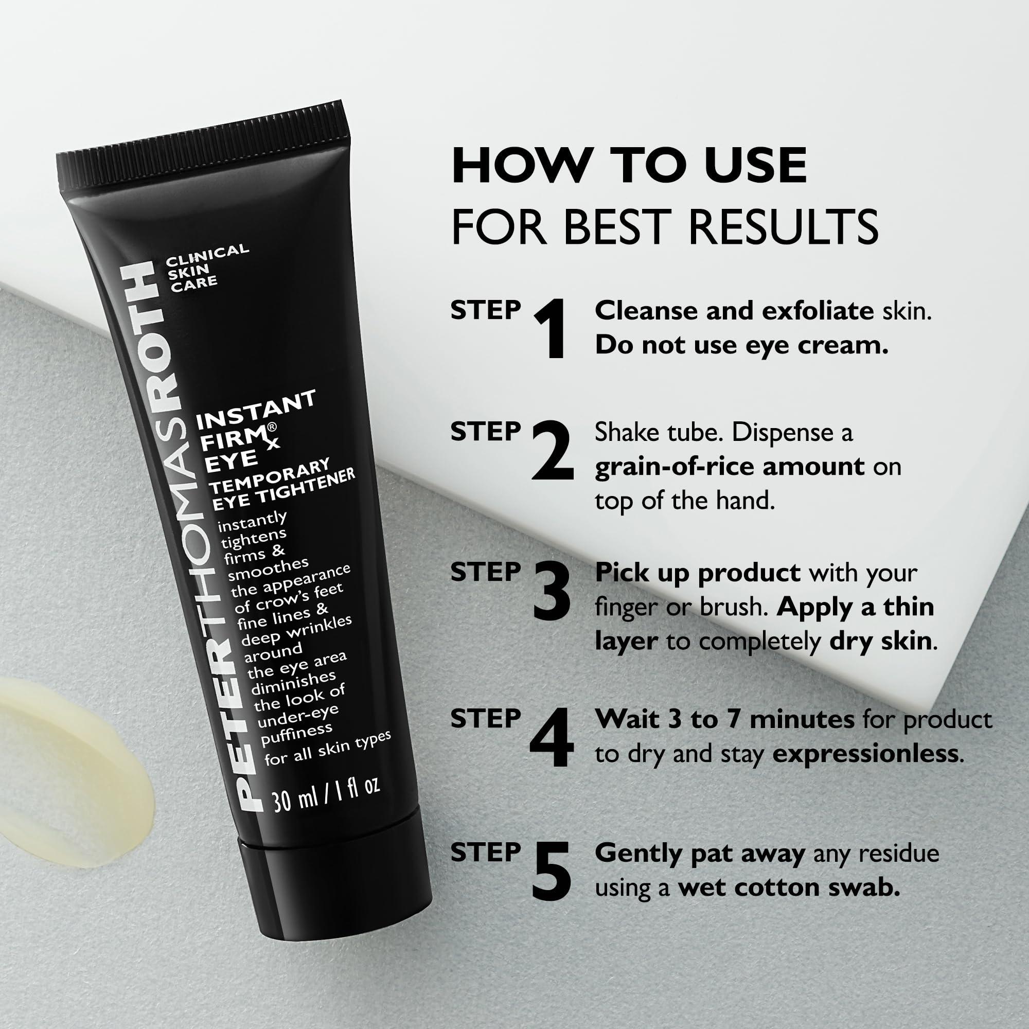 Peter Thomas Roth | Instant FIRMx Temporary Eye Tightener | Firm and Smooth the Look of Fine Lines - Image 7