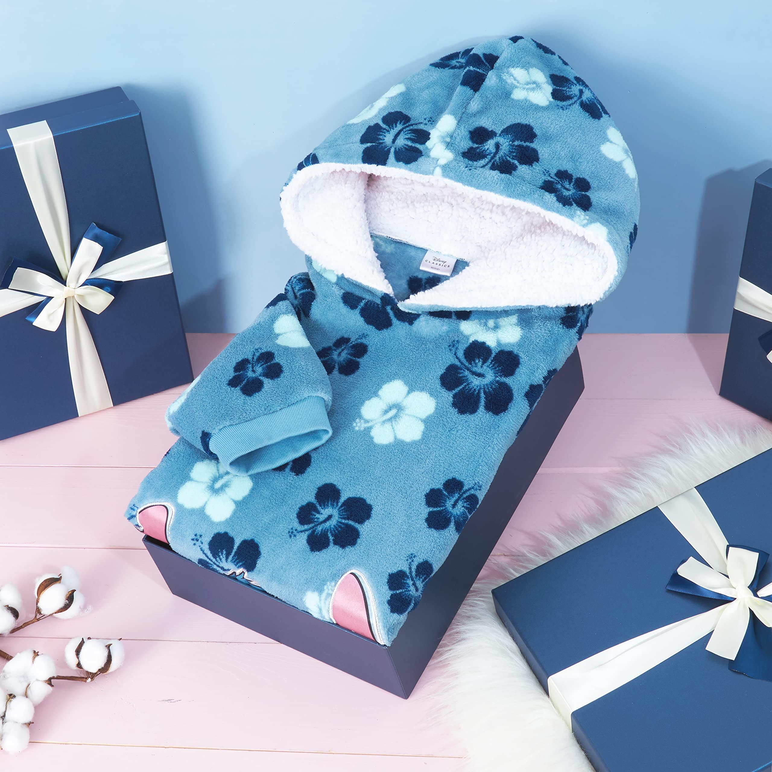 Disney Stitch Blanket Hoodie for Women Warm Fleece Wearable Blanket Stitch Gifts - Image 2