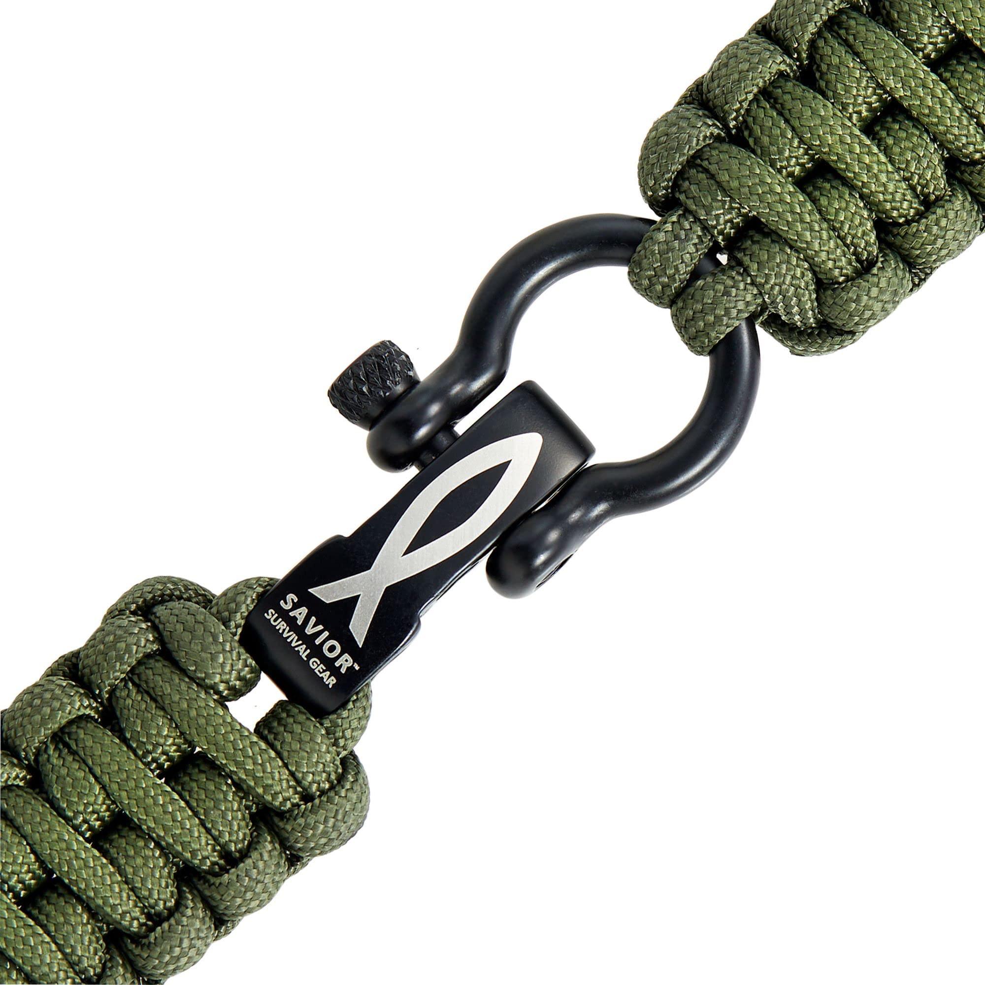 Savior Survival Gear Paracord 20mm/22mm Watch Band with Quick Release - Men & Women - Strap Compatible with Various Smart Watches, including Galaxy (some), S3 Classic, and Fenix 5 - Image 9