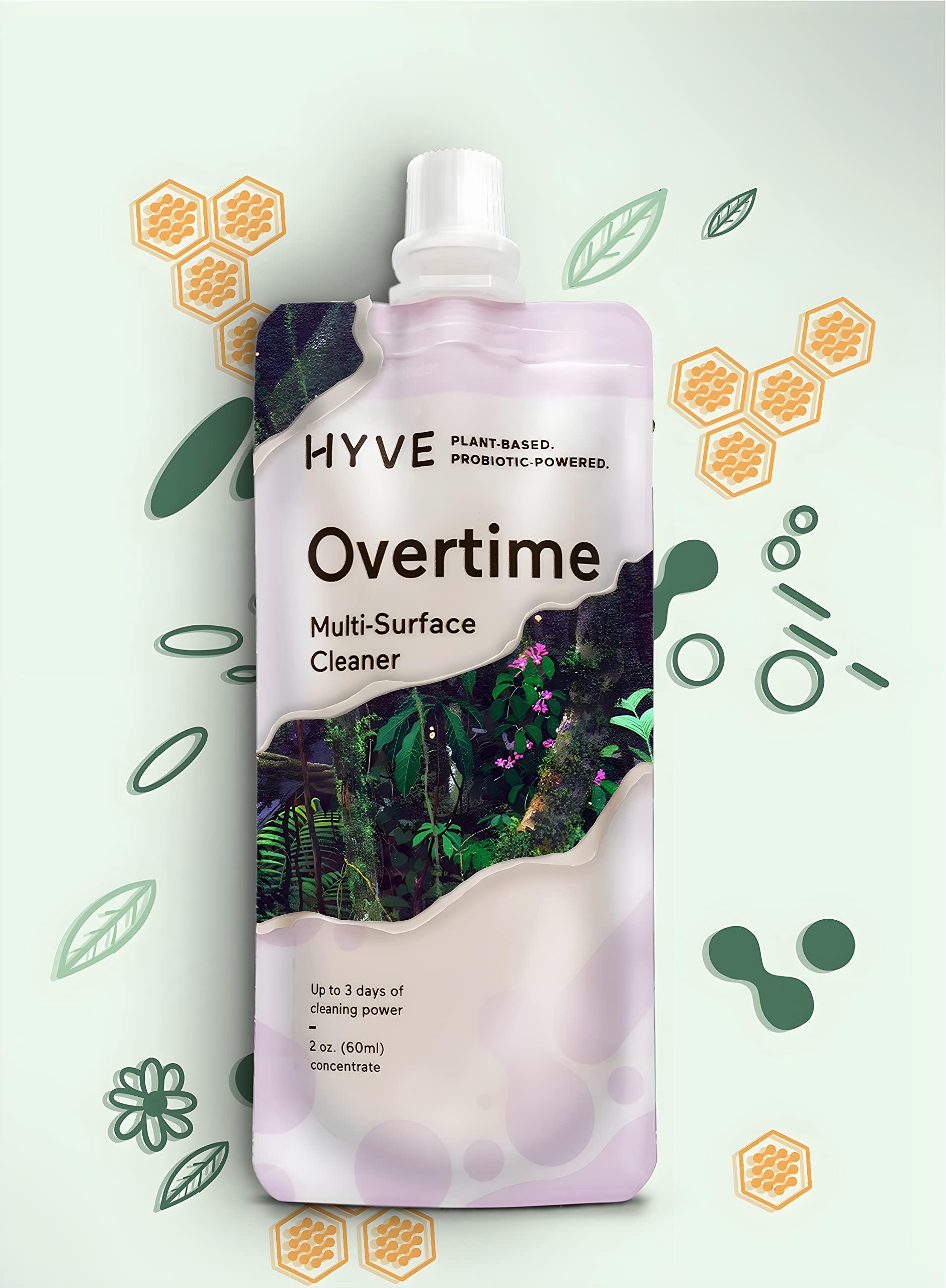 Hyve Overtime Multi Surface Cleaner, Lavender & Bergamot, 2 Fluid Ounces Concentrate