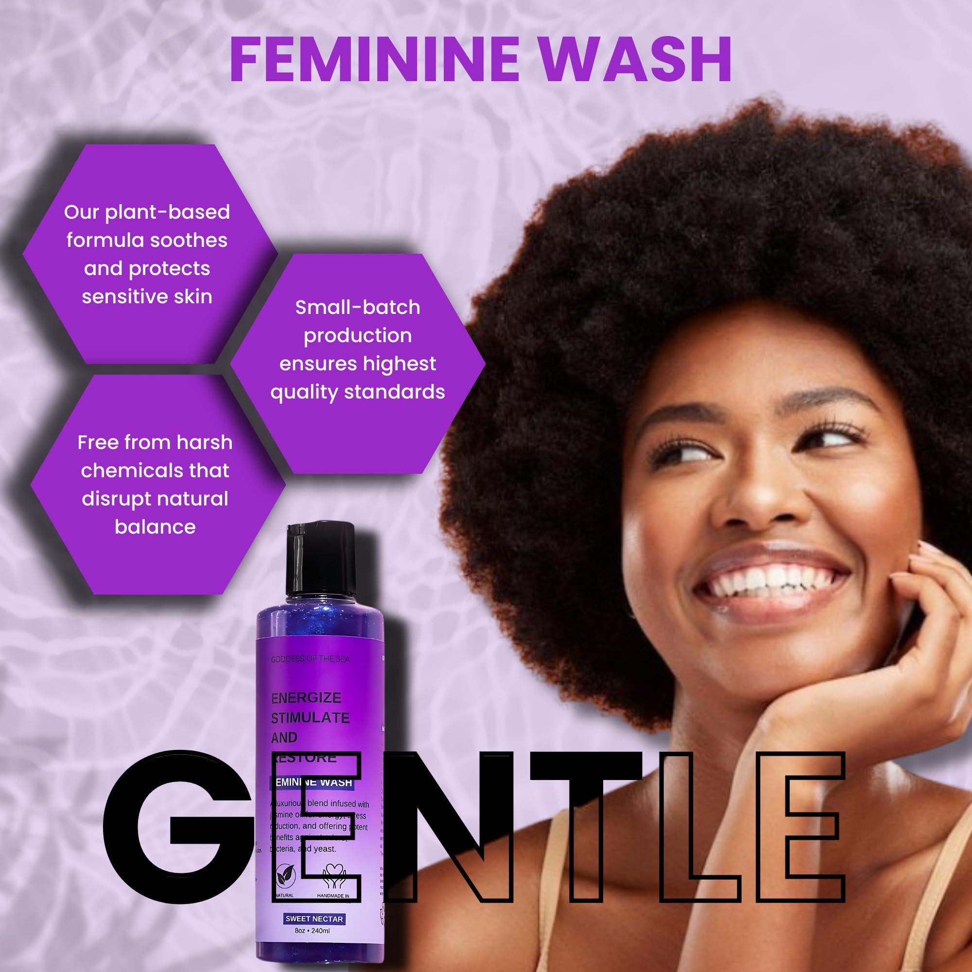 Sweet Nectar Yoni Wash – Gentle Feminine Care for Sensitive Skin | pH-Balancing, Odor Control & Hydration | Natural, Handmade & Hypoallergenic Yoni Soap | Fragrance-Free & Vegan - Image 4