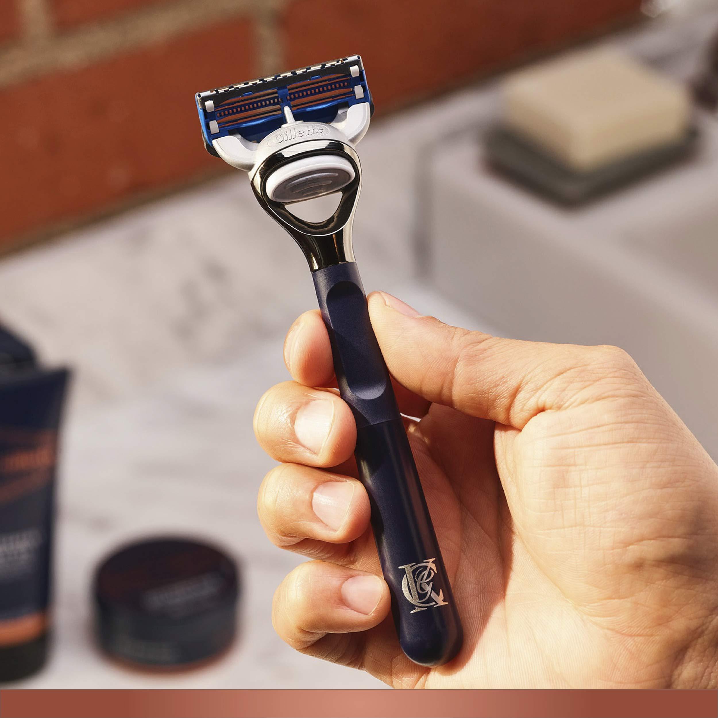 King C. Gillette Neck Razor, Handle plus 2 Blade Refills - Image 12