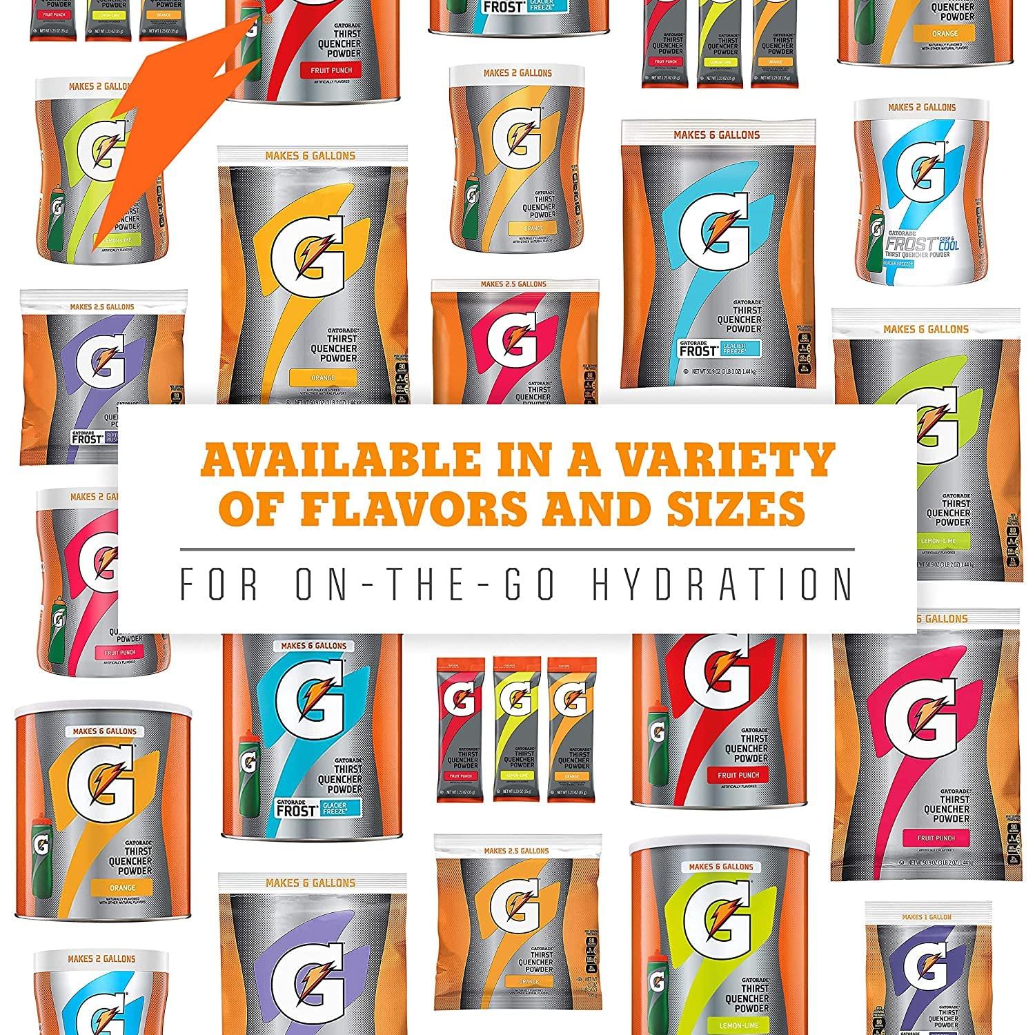 Gatorade Thirst Quencher Powder, Orange, 76.5 oz (Pack of 2) - Image 8