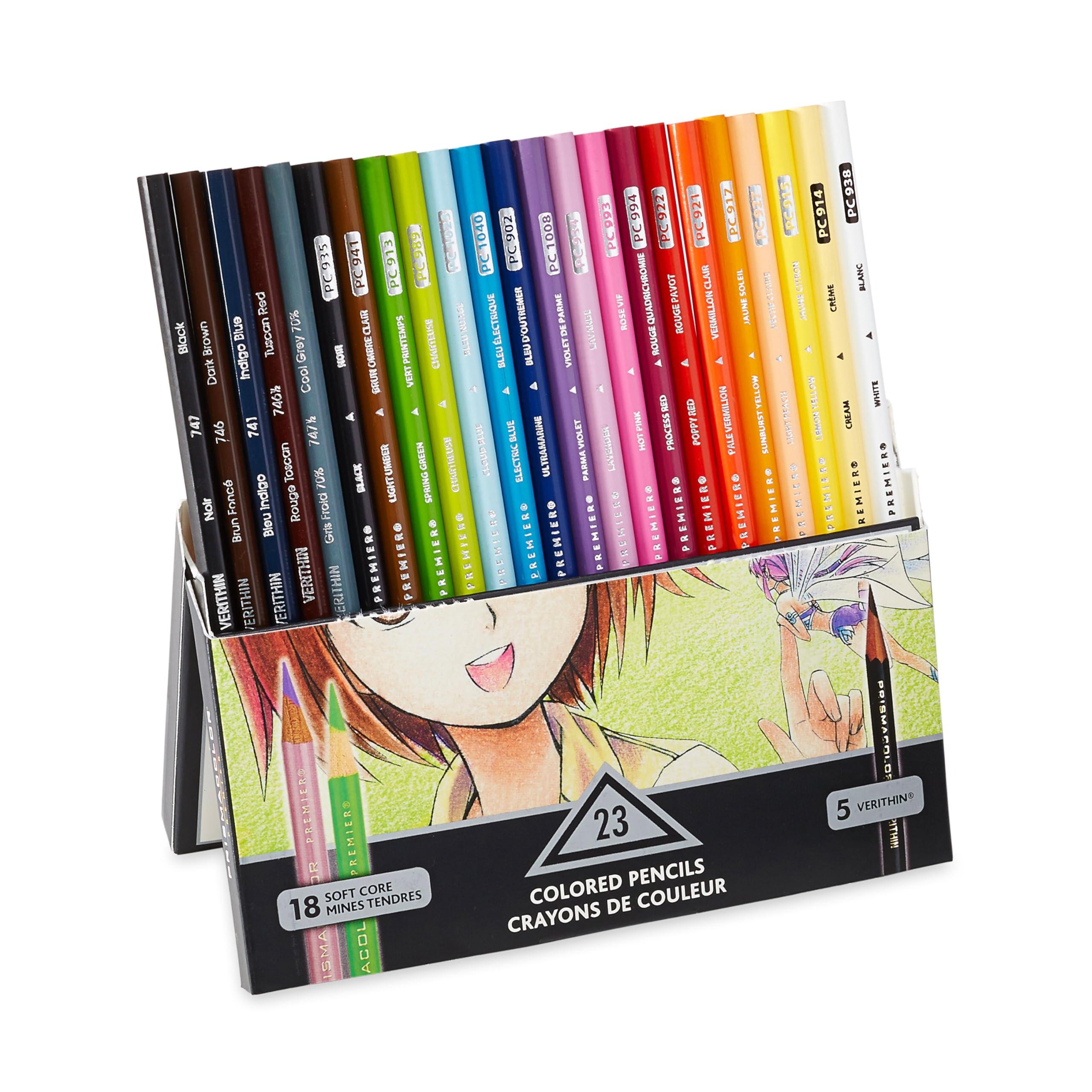 Prismacolor Premier Colored Pencils, Manga Colors, Adult Coloring, 23 Pack - Image 3