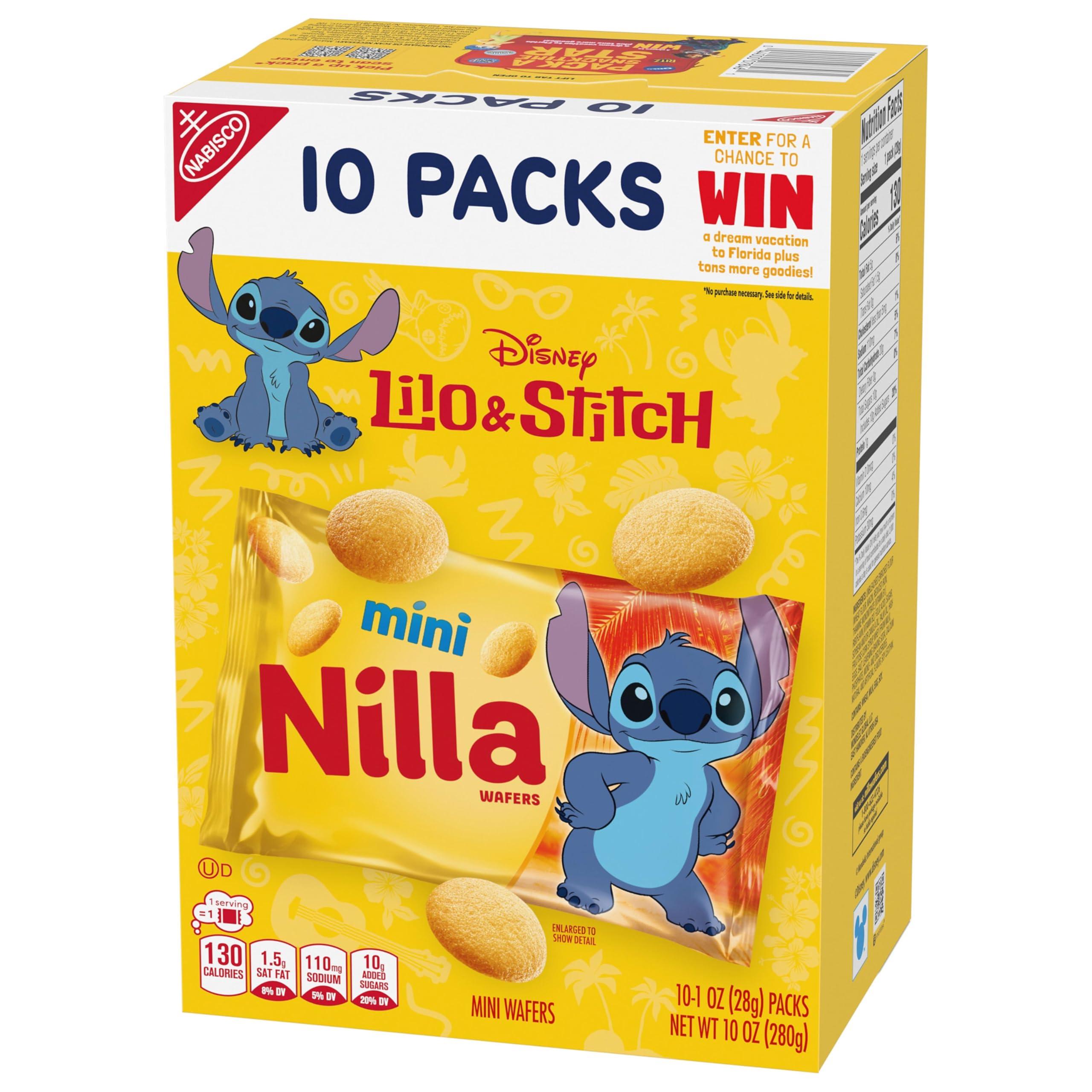 NILLA Wafers Mini Cookies, Vanilla Wafers, 10 Snack Packs - Image 15