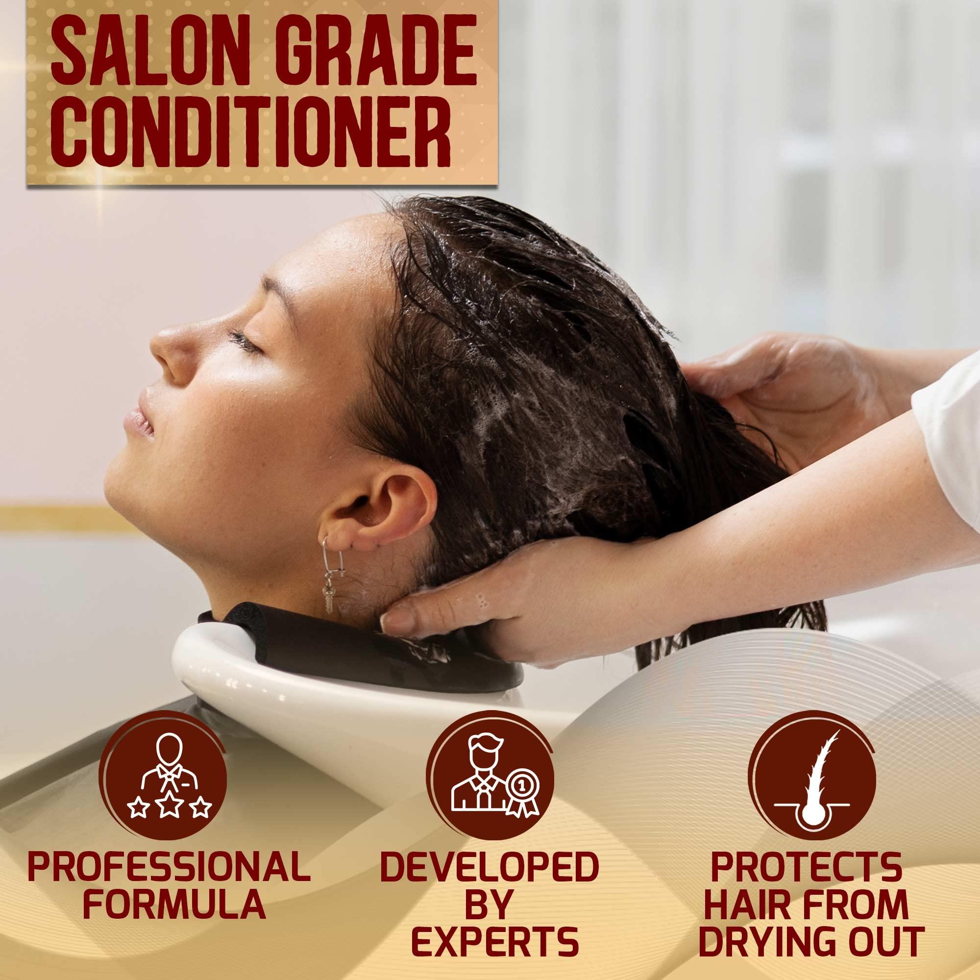 Moroccan Argan Oil Conditioner - Sulfate Free Products for Women and Men - Deep Moisturizing for Dry, Curly, Colored, Damaged Hair - Hydrating Repair, Salon Grade Formula for All Hair Types - Image 5