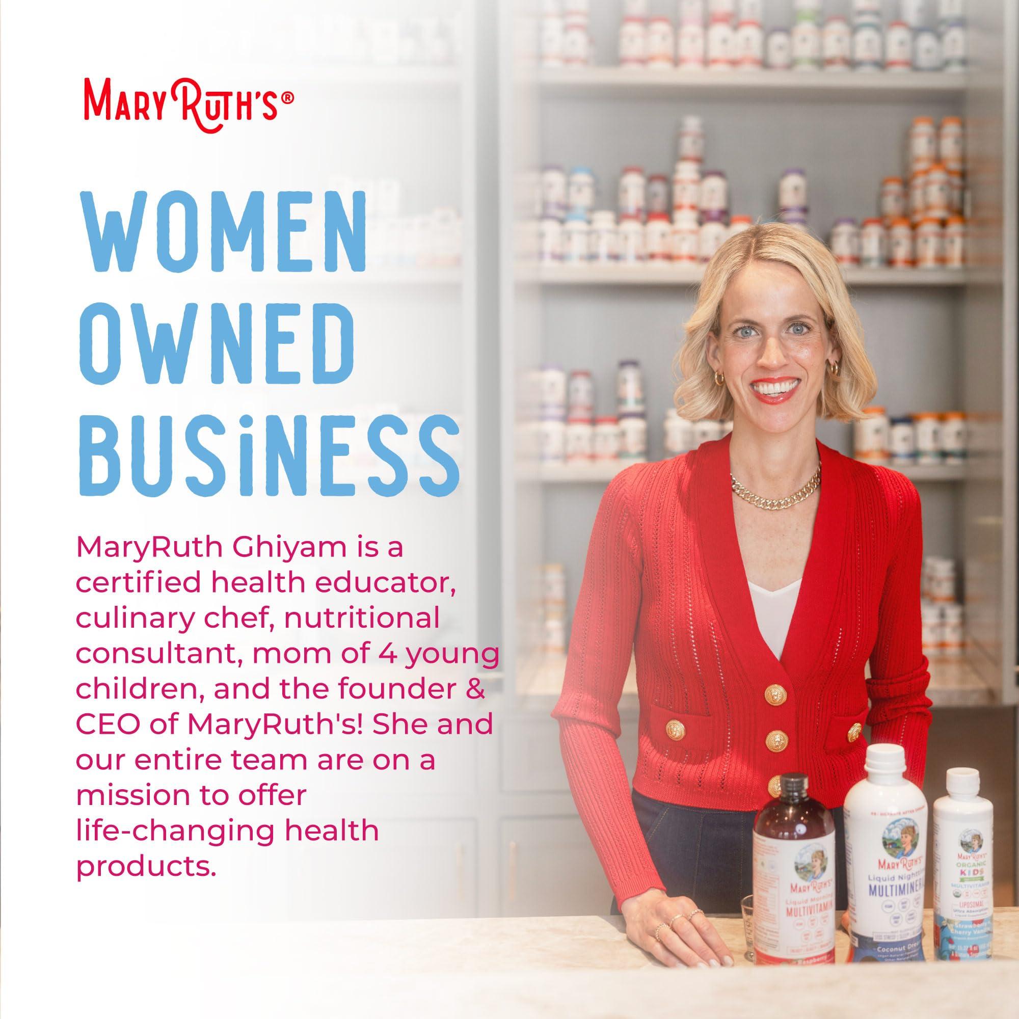 MaryRuth Organics Multivitamin for Women 40+, Womens Multivitamin Liposomal, Immune Support Supplement, Energy Supplements & Sleep Aid, Vegan, Sugar Free, Non-GMO, 15.22 Fl Oz - Image 9