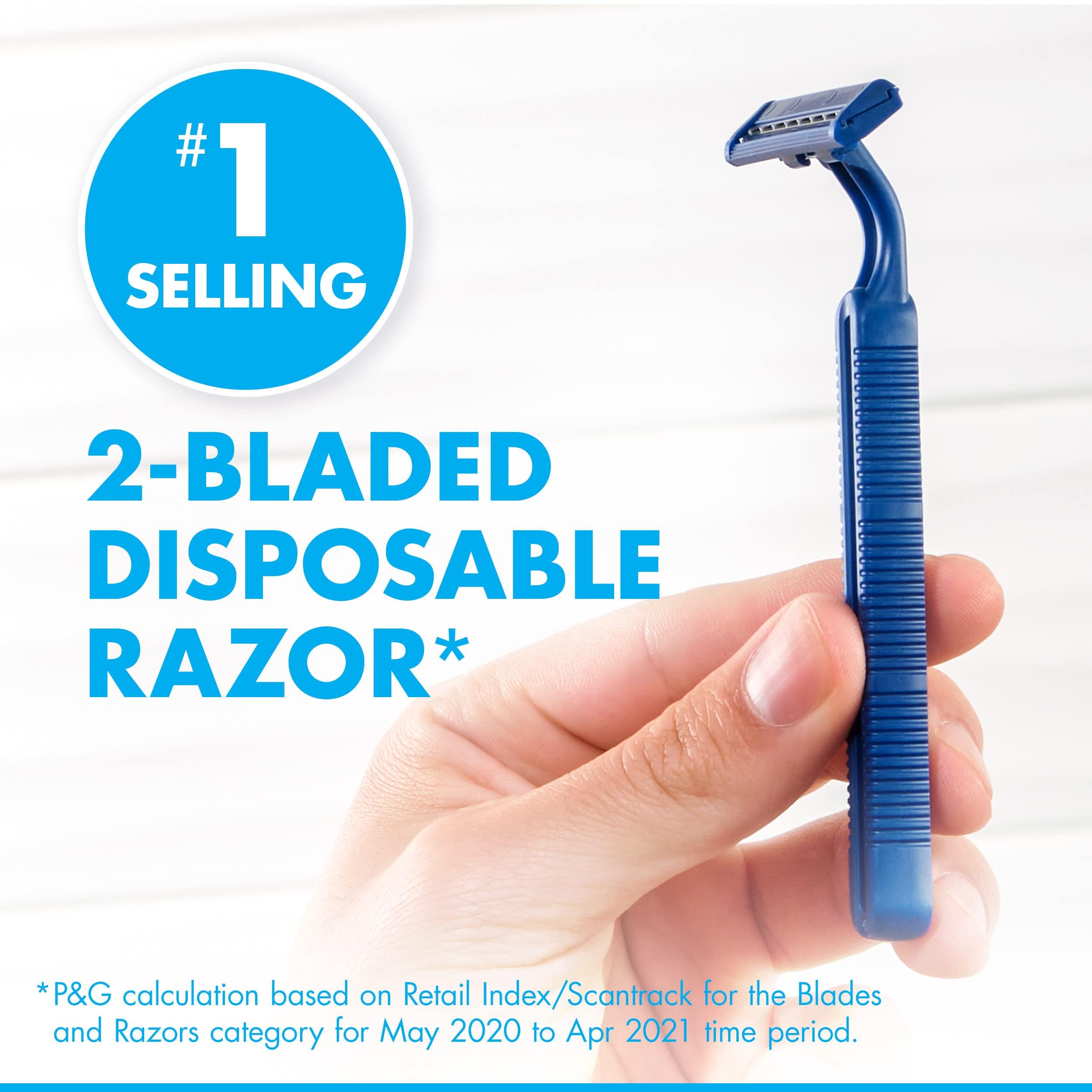 Gillette Sensor2 Men's Disposable Razor, 12 Count (Pack of 3), Blue - Image 4