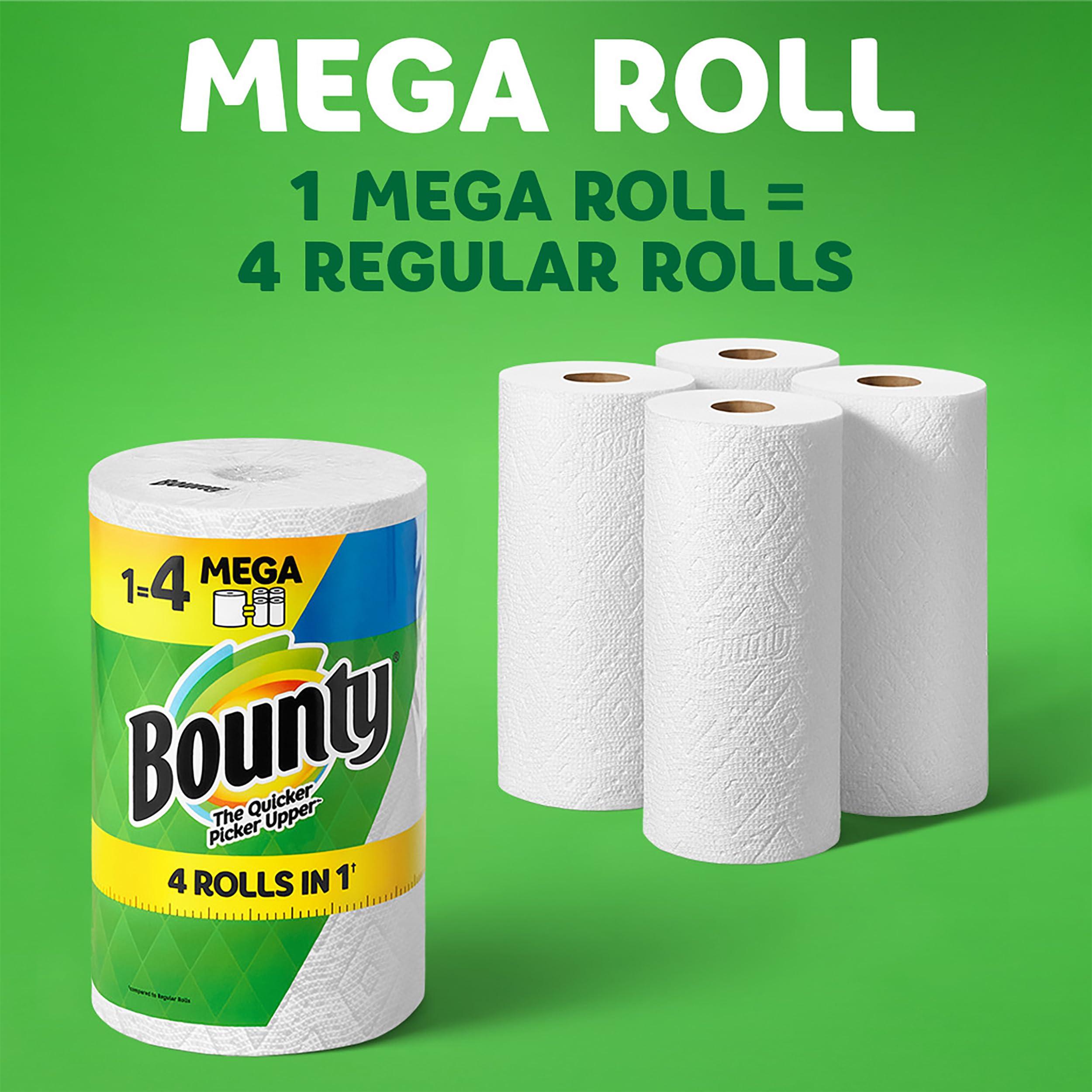 Bounty Select-A-Size Paper Towels, 2 Mega Rolls, White, 180 Sheets Per Roll - Image 7