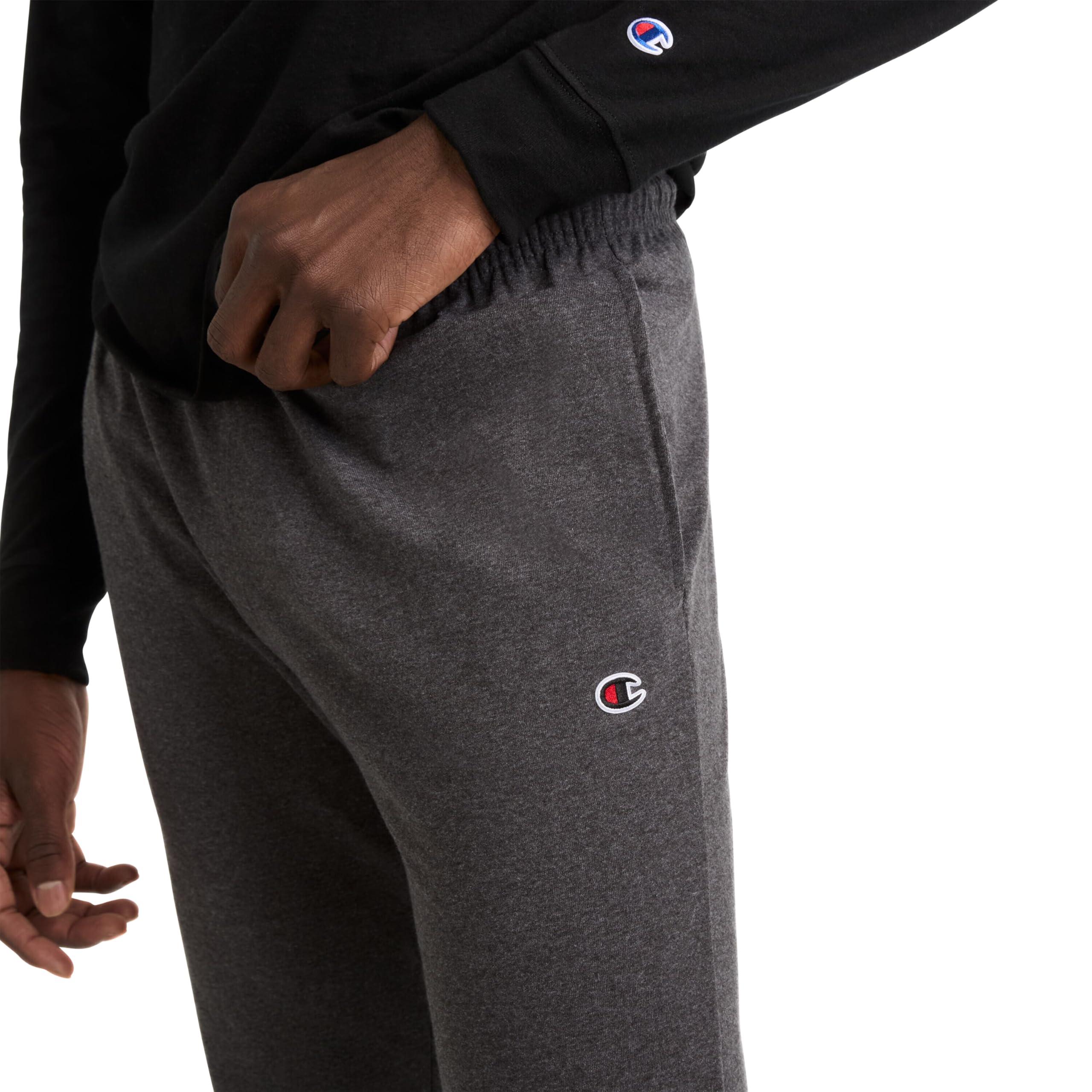 Champion Men's Joggers, Everyday Cotton, Lightweight Lounge Knit Pants for Men, 31" - Image 3