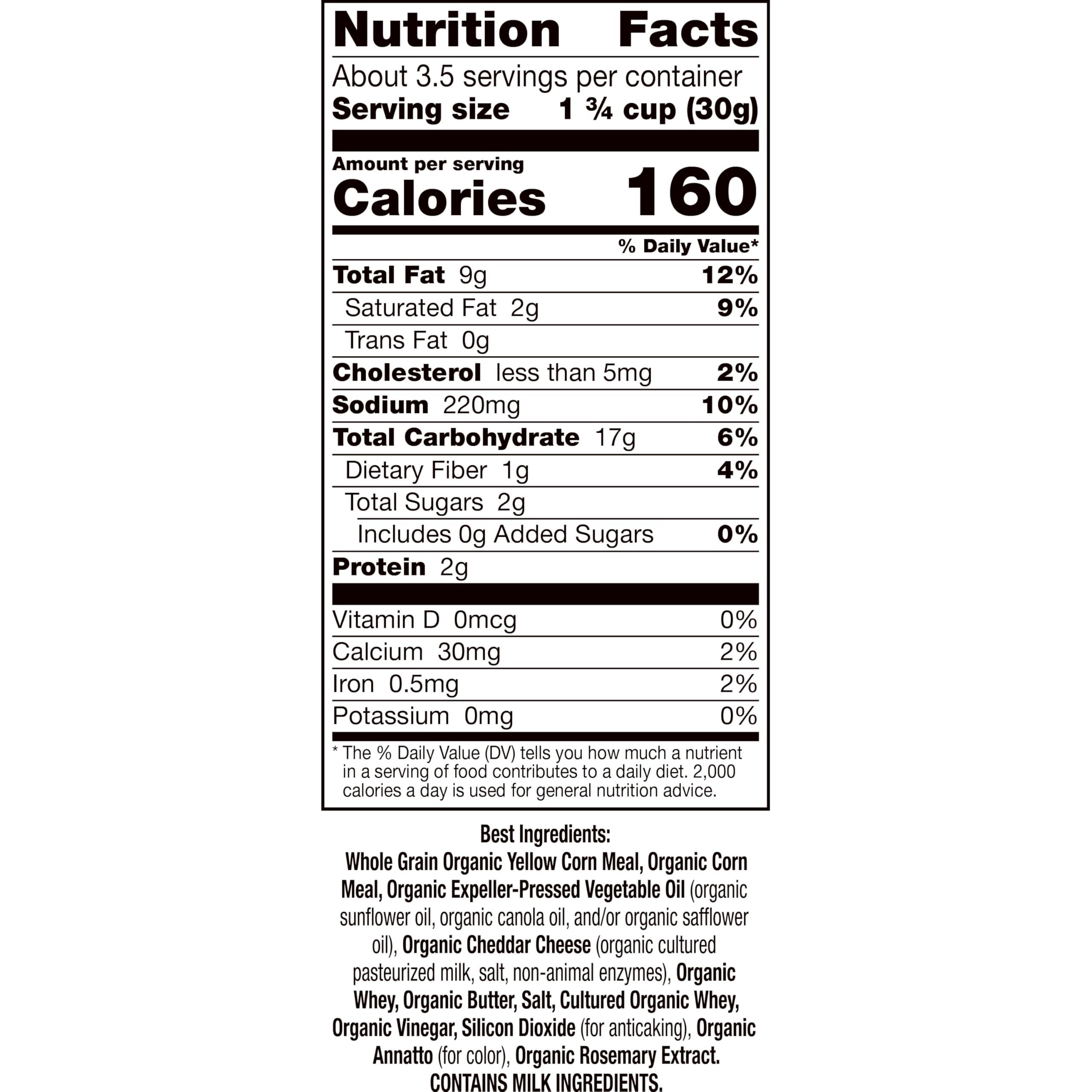 Annie's Organic Cheddar Cheesy Smiles, Baked Corn Puffs, Gluten Free, 4 oz - Image 2