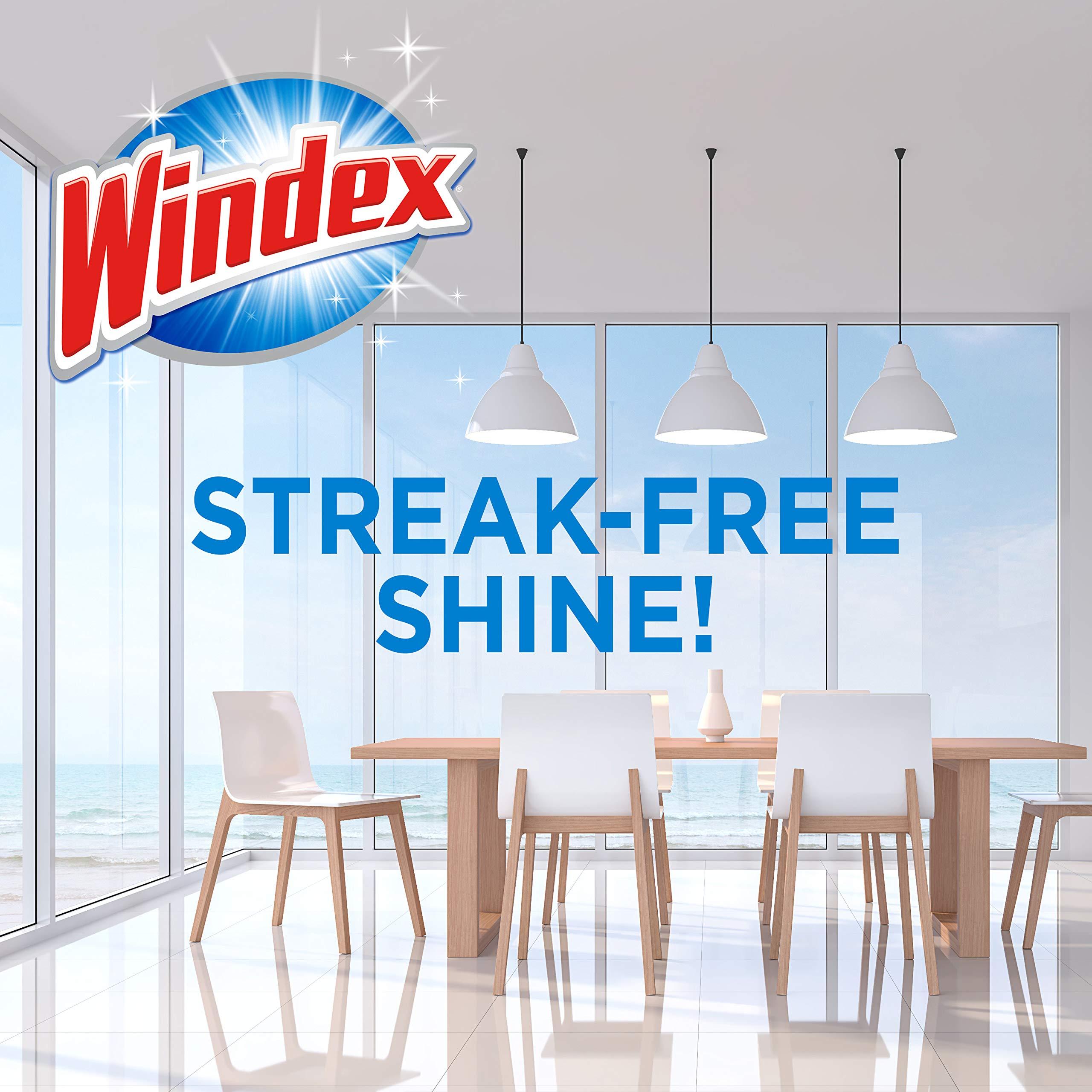 Windex Wipes Glass Cleaning Ammonia Free, Pre-Moistened Glass and Surface Wipes to Clean Home Surfaces, Household Essentials, Original Scent, 38 Count (Pack of 6) - Image 5