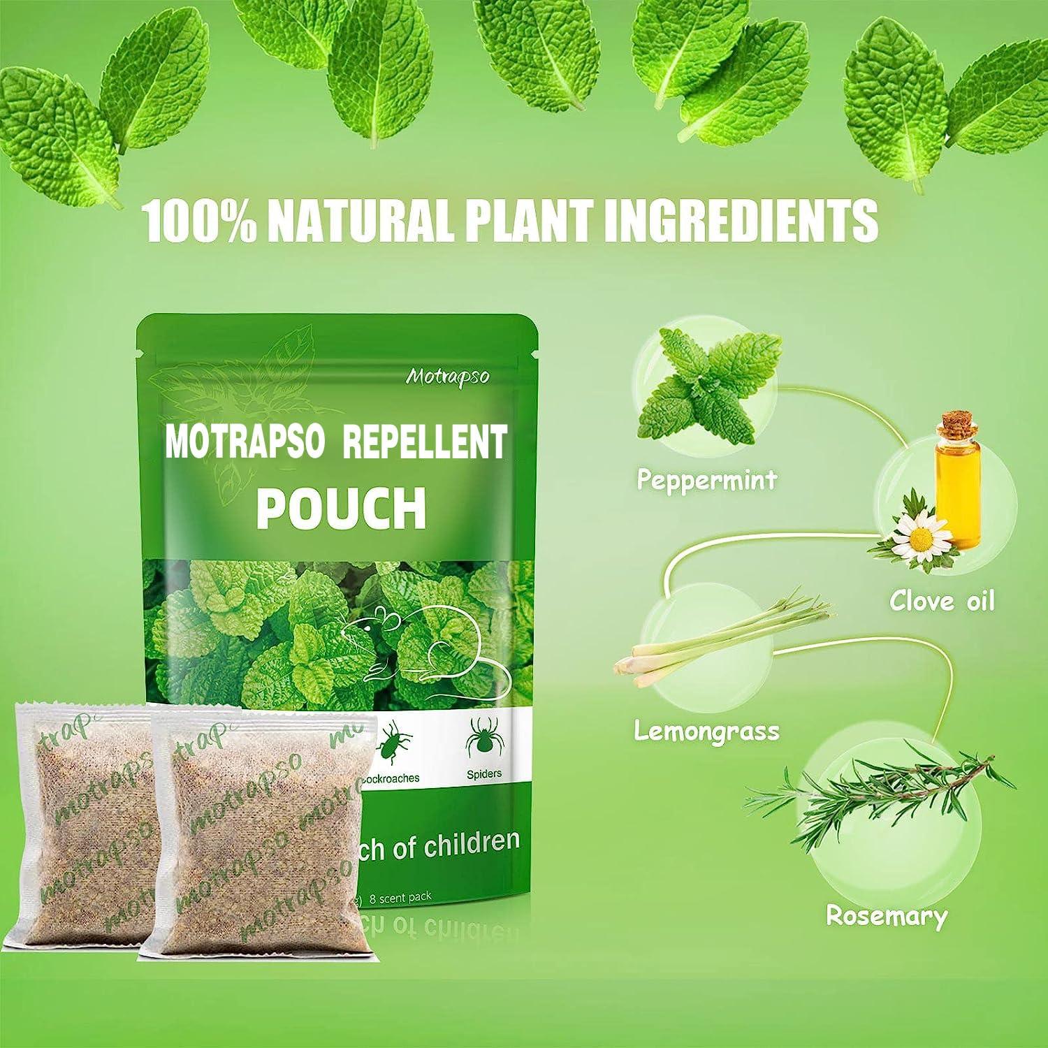 12 Pack Mouse Repellent Pouches, Peppermint Oil to Repel Mice and Rats, Mouse Deterrent, Rat Repellent, Plant Essential Oils Pest Control, Safe, Efficient and Durable - Image 6