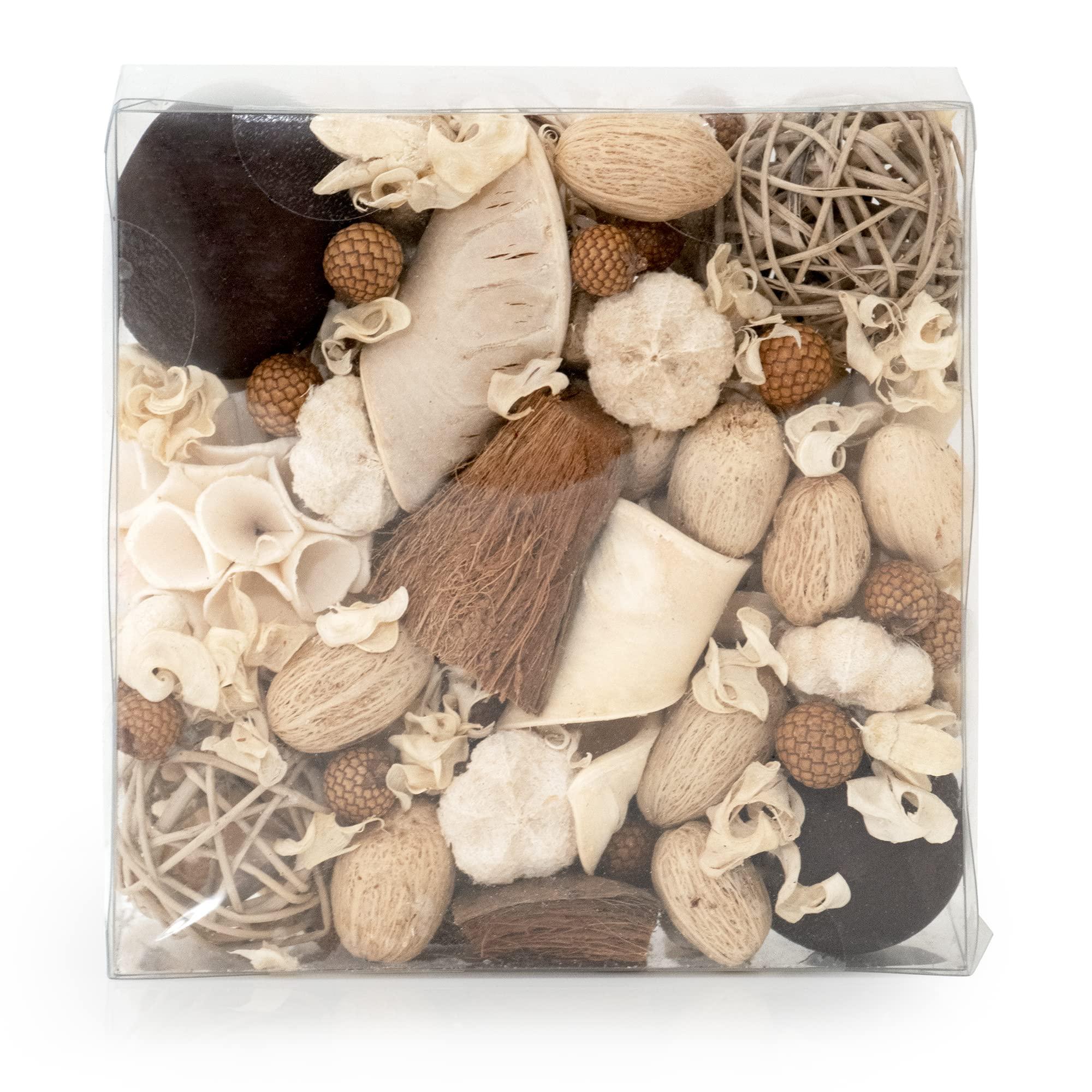 ANDALUCA Maison Box Fragrance Potpourri Decorative Vase & Bowl Filler Home Décor (Coconut Sandalwood) - Image 3