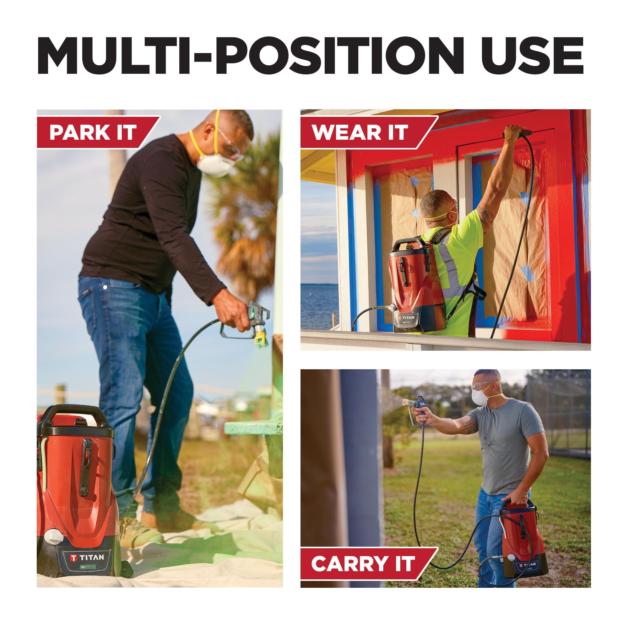 Titan 2441251 ControlMax 1650 18V Cordless High Efficiency Airless Paint Sprayer, HEA Technology Decrease Overspray by up to 55%, Cordless Allows You to go Anywhere - Image 5