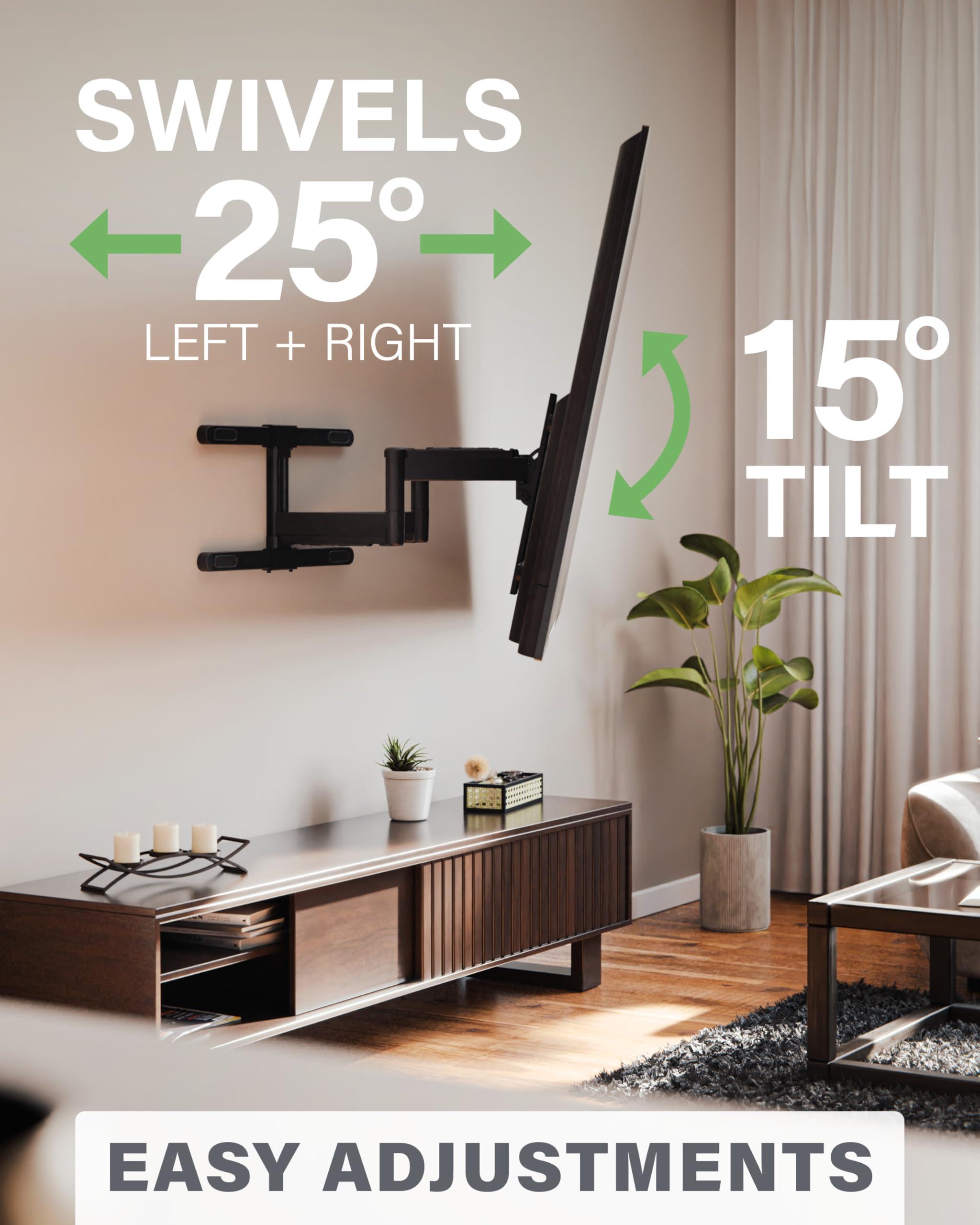 All-New, Made for Amazon Universal Large Full-Motion TV Wall Mount for Amazon Fire TV Smart TVs 42” to 90” - Image 4