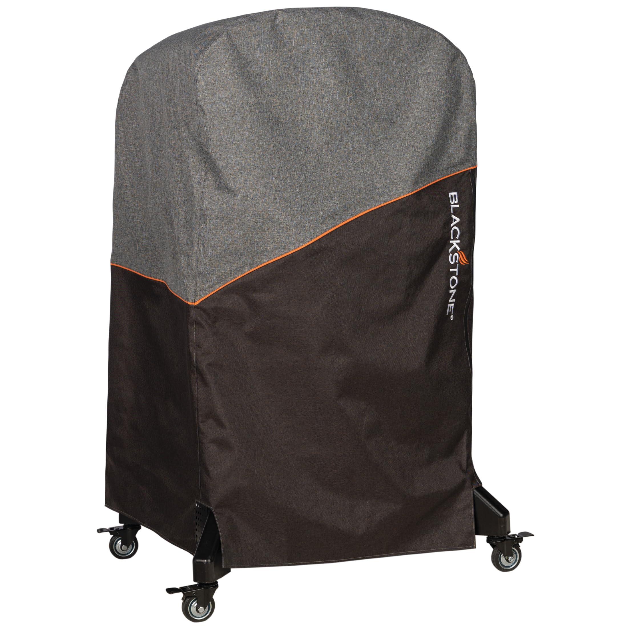 Blackstone Pizza Oven Cover Fits Standing Pizza Oven Model 6825 Water Resistant, Heavy Duty 600D Polyester Canvas Pizza Oven Cover, Black, Orange & Gray