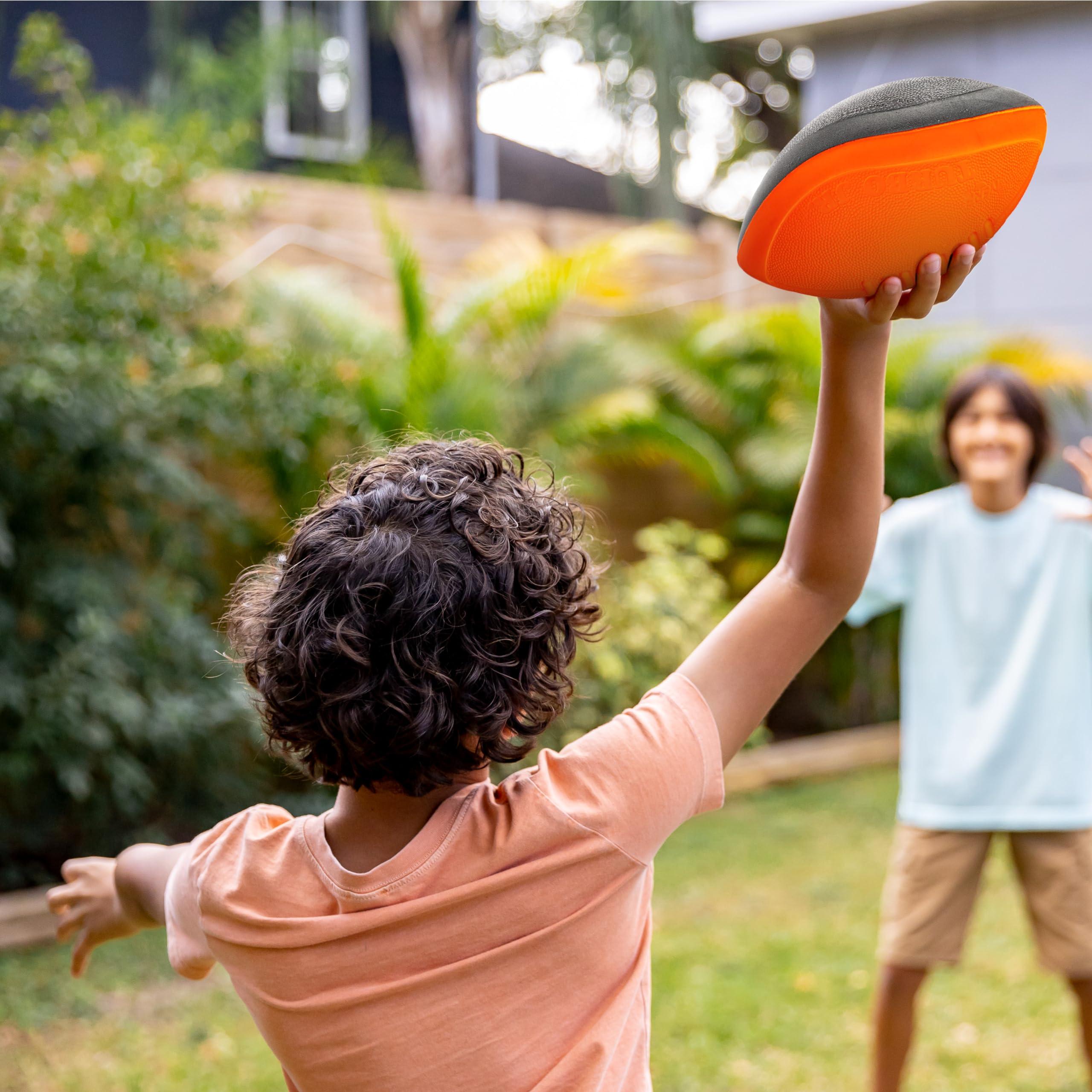 NERF Turbo Jr. Kids Foam Football - Classic Foam Football for Kids - Indoor + Outdoor Soft Foam Ball - Kids Mini Soft Foam Ball - NERF Toy Football for Kids - Easy Throw + Catch Youth Football - Image 8