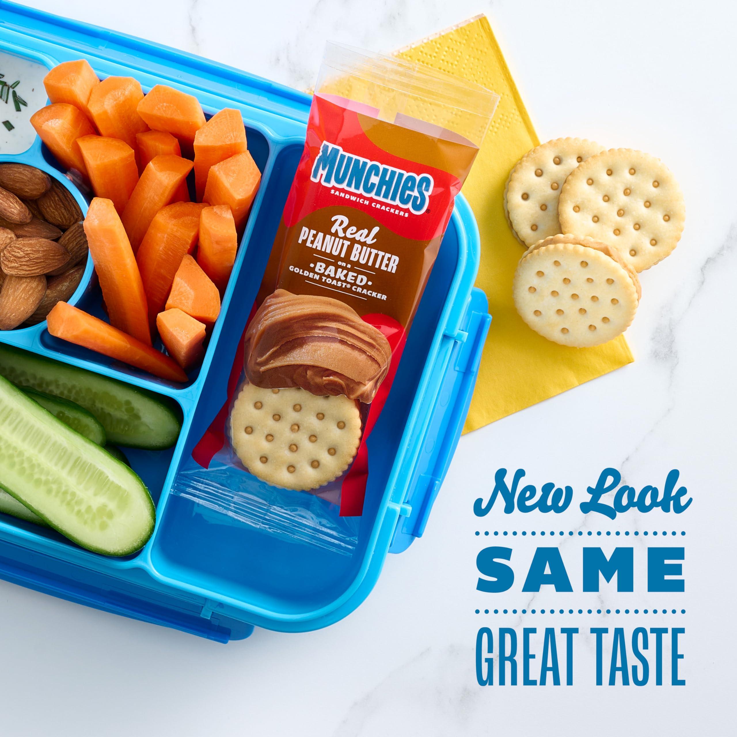 Munchies Sandwich Crackers, Assorted Peanut Butter Variety Pack (Pack of 4, 32 count) - Image 5