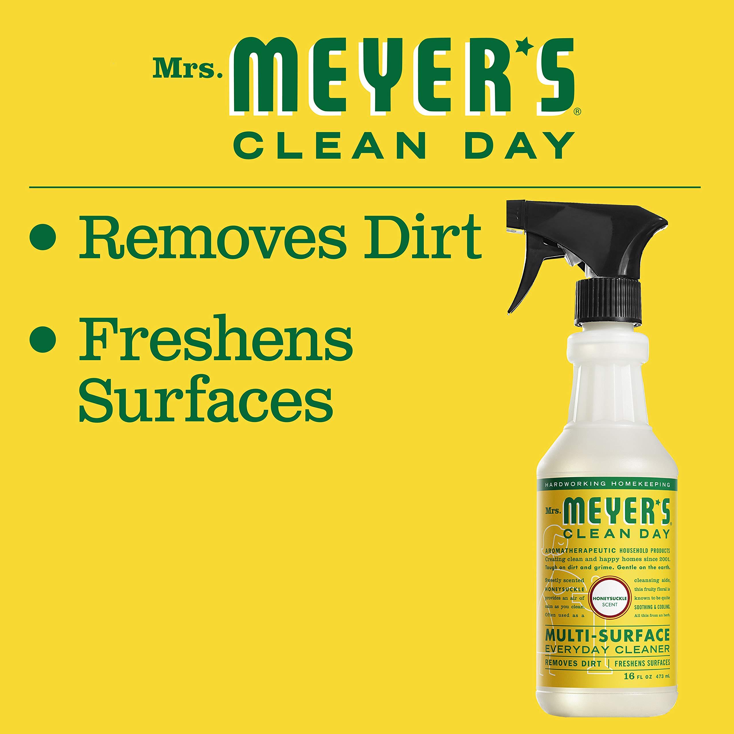 MRS. MEYER'S CLEAN DAY All-Purpose Cleaner Spray, Honeysuckle (16 Fl Oz (Pack of 3)) - Image 5