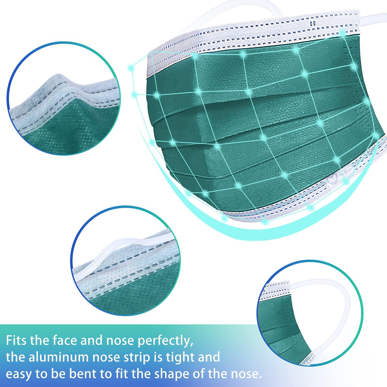 Disposable Face Mask 4-Ply for Adult, Soft Face Masks, Breathable Safety Mask… - Image 5