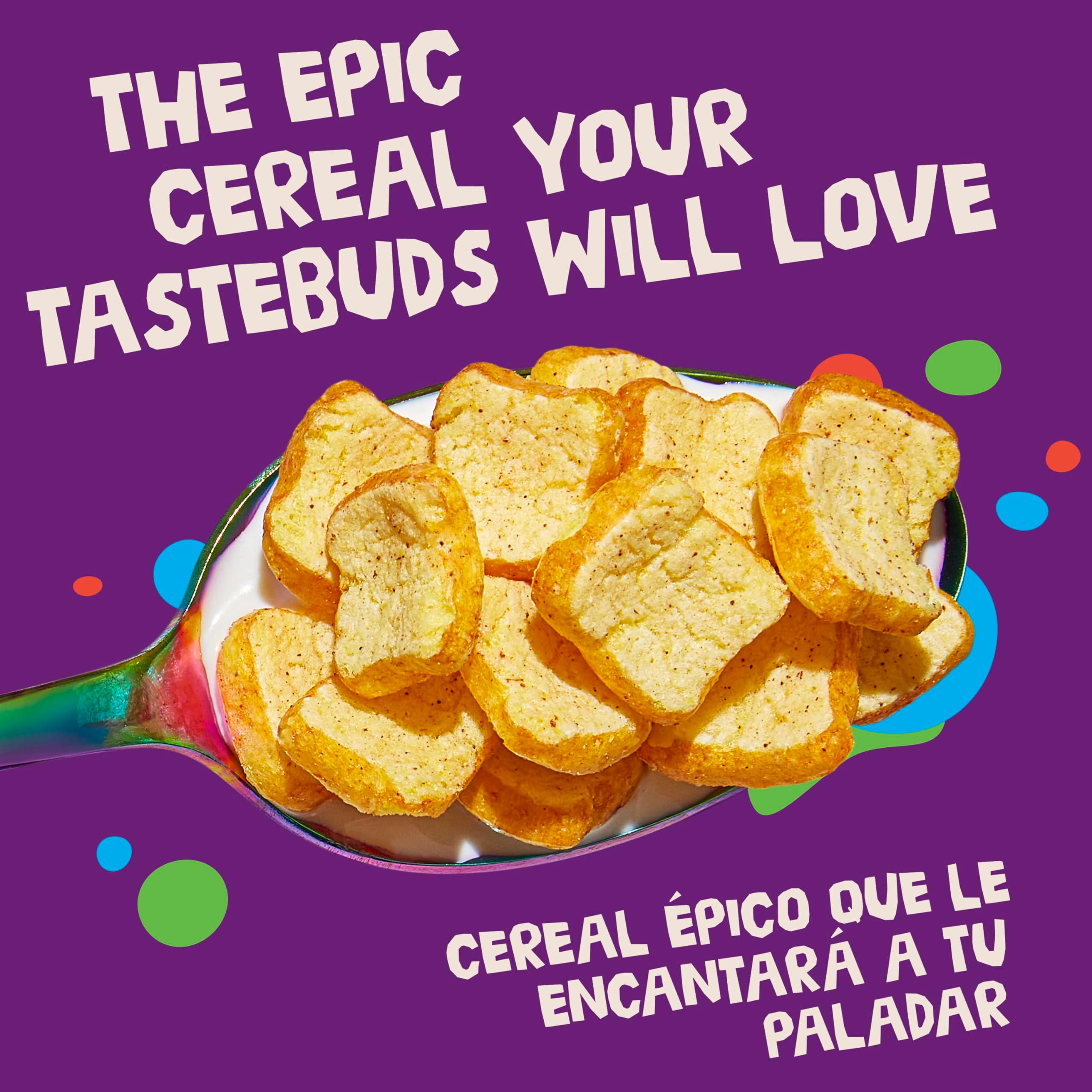 French Toast Crunch Breakfast Cereal, Syrup and Cinnamon Taste, Family Size, 17.4 oz - Image 4
