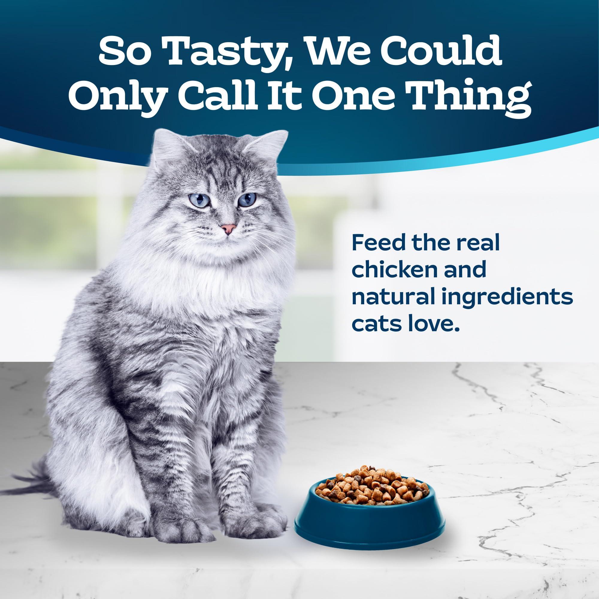 Blue Buffalo Tastefuls Adult Dry Cat Food for Weight Management & Hairball Control, Made in the USA with Natural Ingredients, Chicken Recipe, 7-lb Bag - Image 3