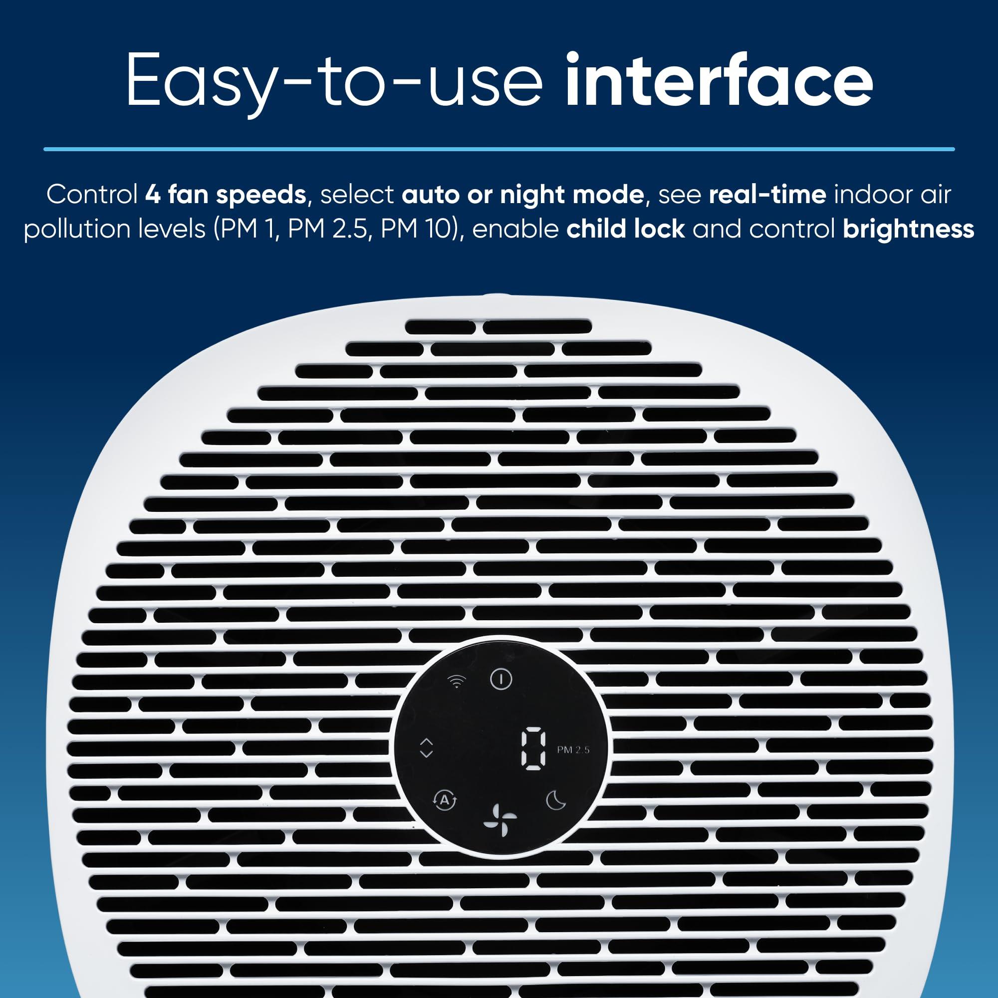 BLUEAIR Air Purifiers for Large Rooms, Cleans 3,048 Sqft In One Hour, HEPASilent Smart Air Cleaner For Home, Pets, Allergies, Virus, Dust, Mold, Smoke - Blue Pure 211i Max - Image 8